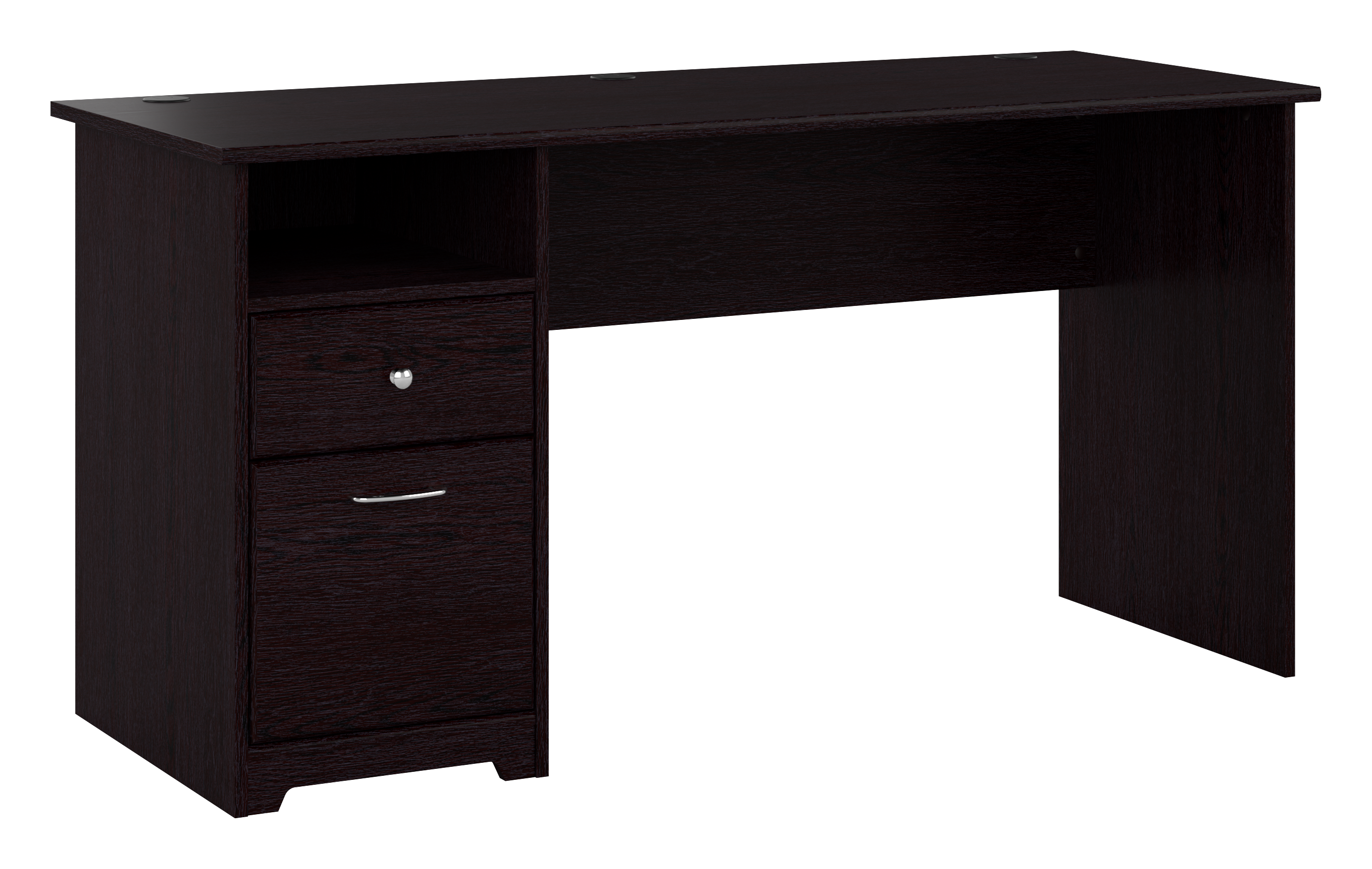 Shop Bush Furniture Cabot 60W Computer Desk with Drawers 02 WC31860 #color_espresso oak