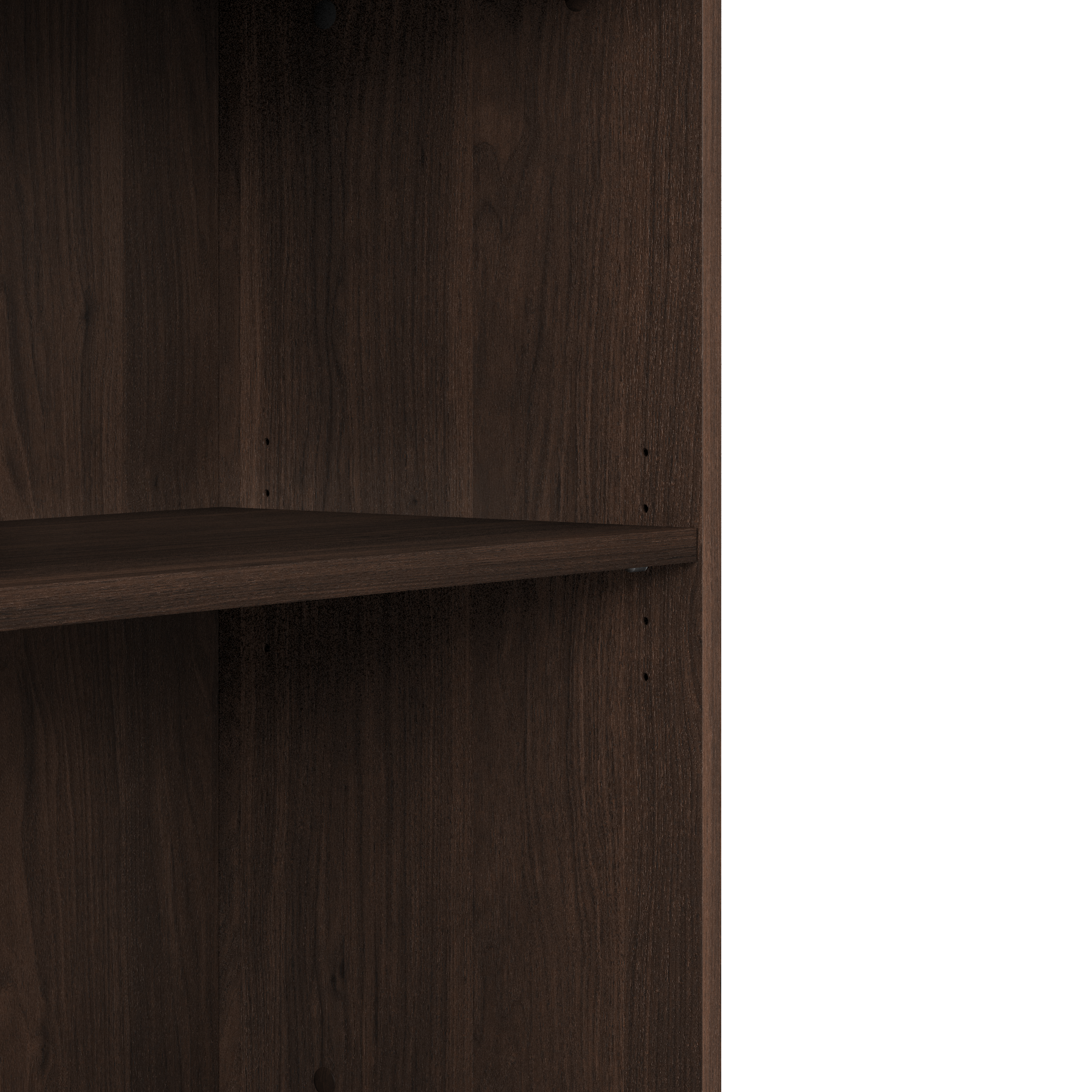Shop Bush Business Furniture Small 2 Shelf Bookcase 03 BK3036BW #color_black walnut