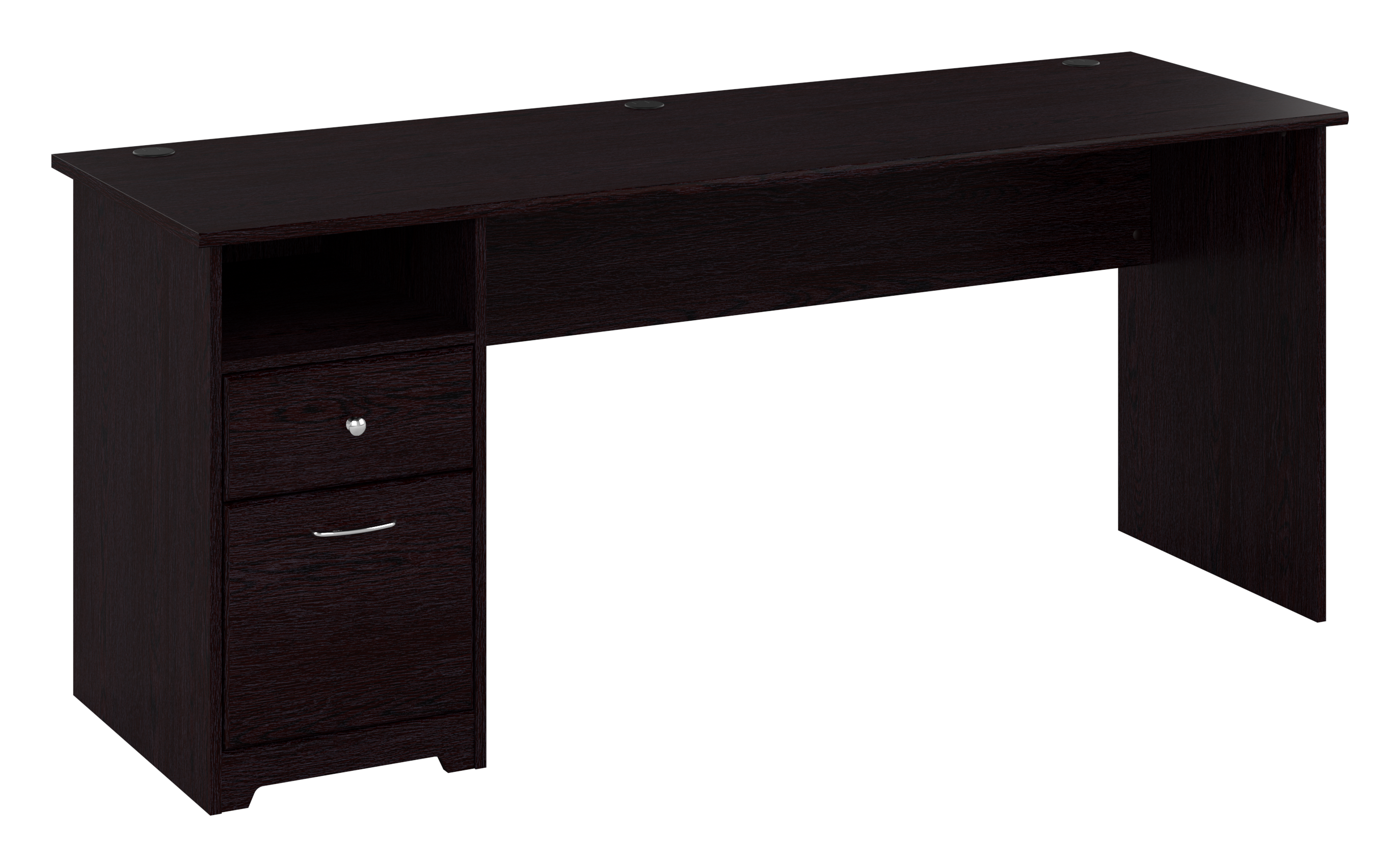 Shop Bush Furniture Cabot 72W Computer Desk with Drawers 02 WC31872 #color_espresso oak