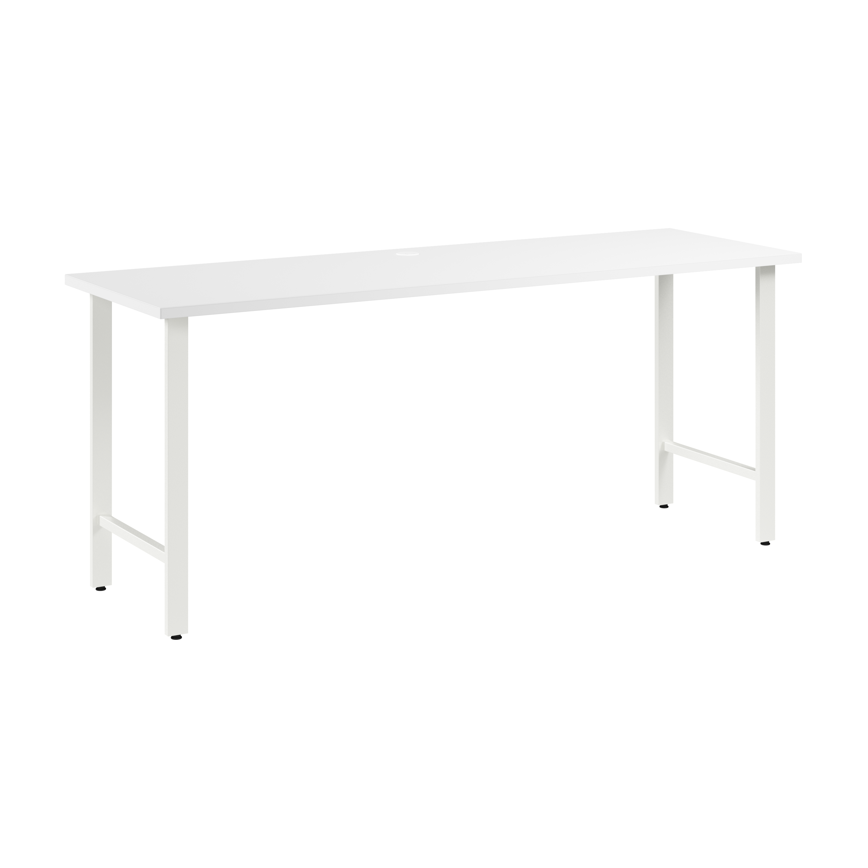 Shop Bush Business Furniture Hustle 72W x 24D Computer Desk with Metal Legs 02 HUD172WH #color_white