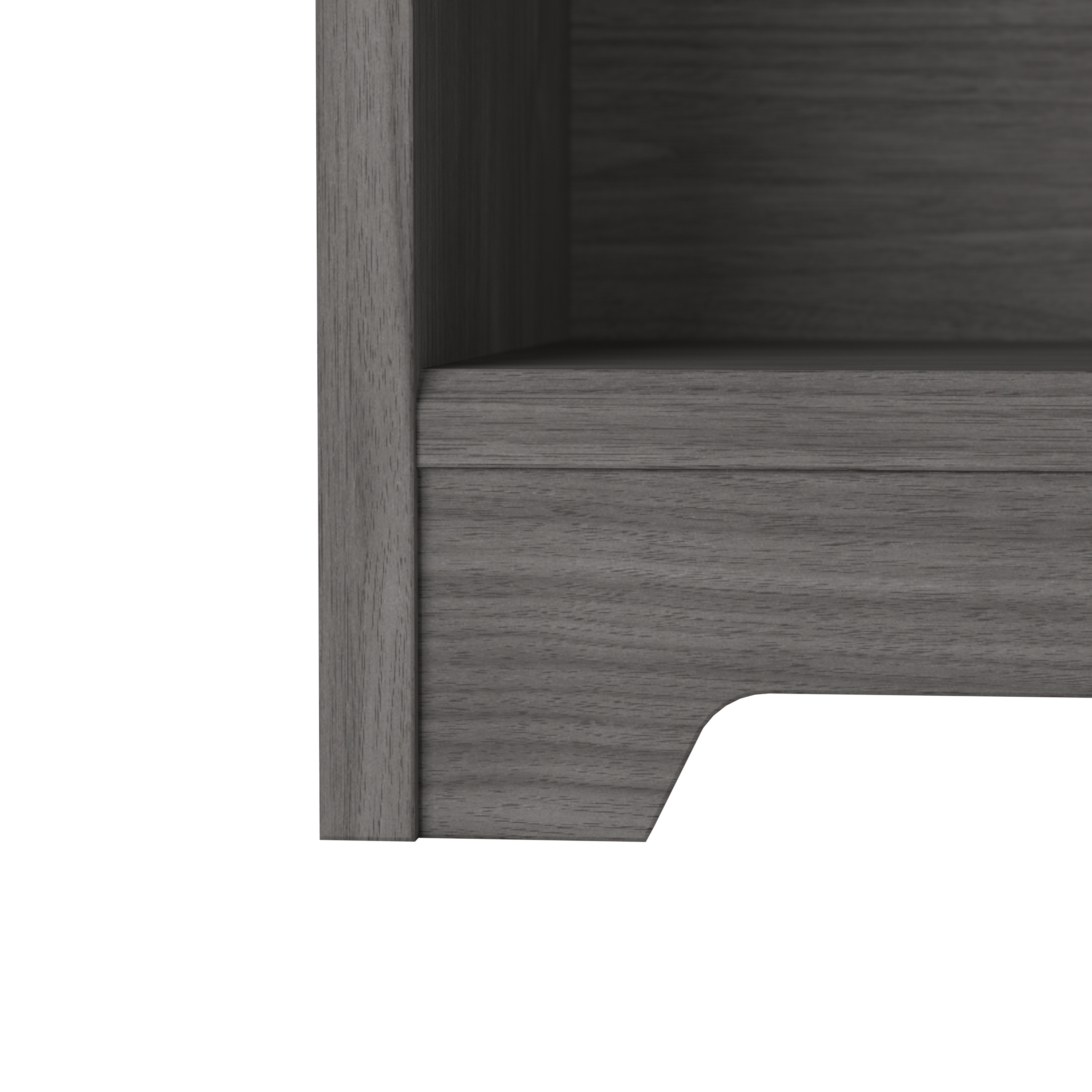 Shop Bush Furniture Cabot Tall 5 Shelf Bookcase 03 WC31366 #color_modern gray