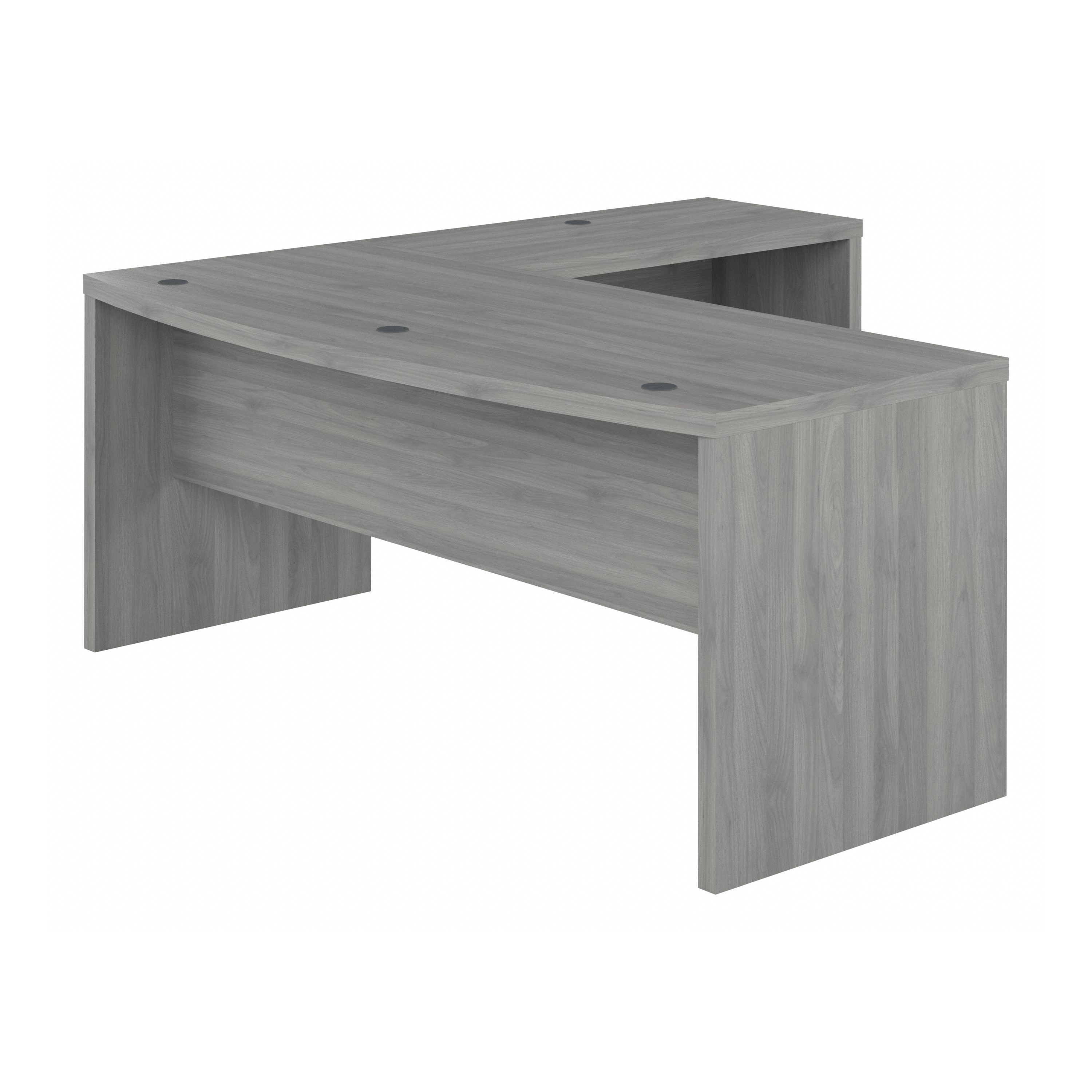 Shop Bush Business Furniture Echo 72W Bow Front L Shaped Desk 02 ECH053MG #color_modern gray