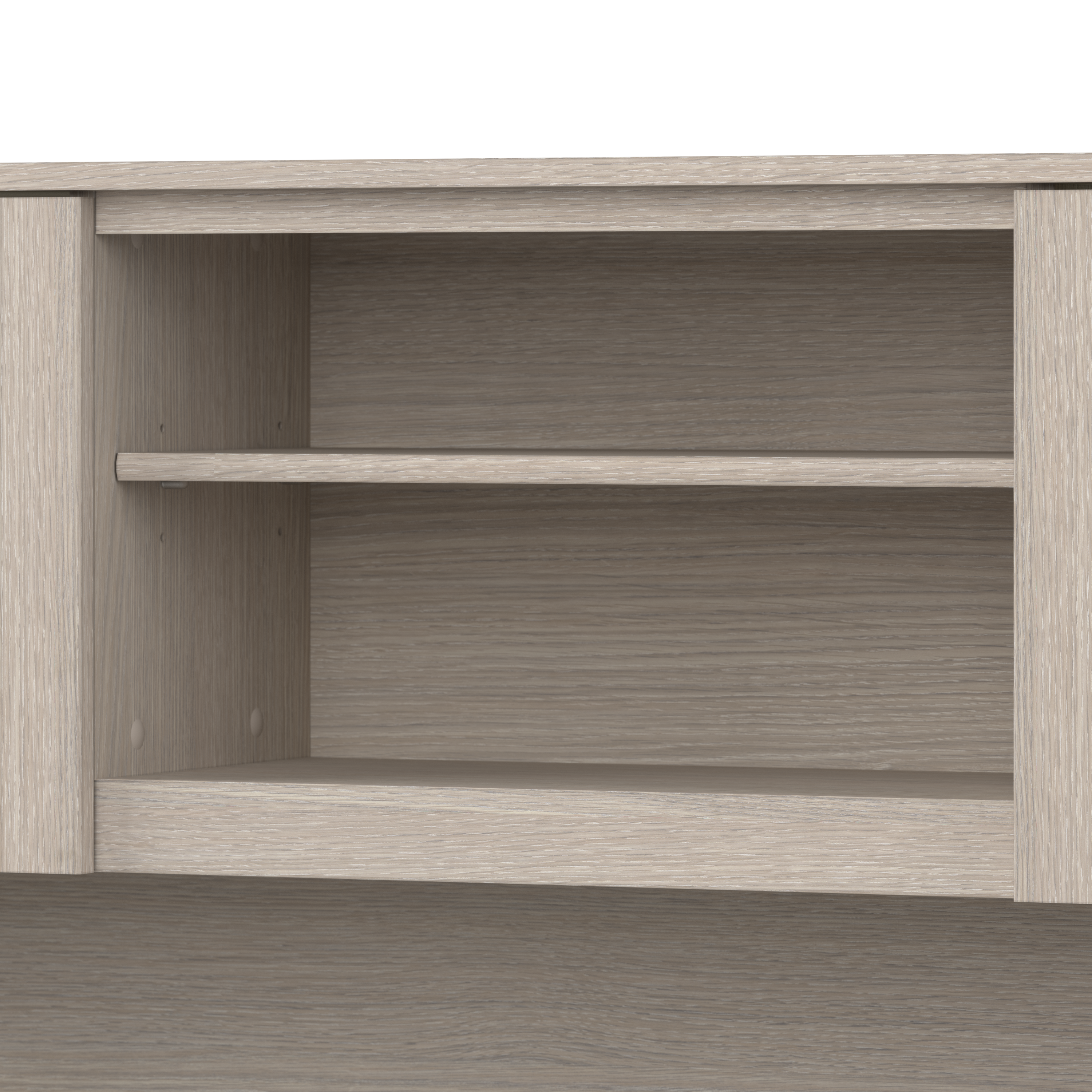 Shop Bush Furniture Somerset 60W L Shaped Desk with Hutch and Lateral File Cabinet 05 SET008SO #color_sand oak