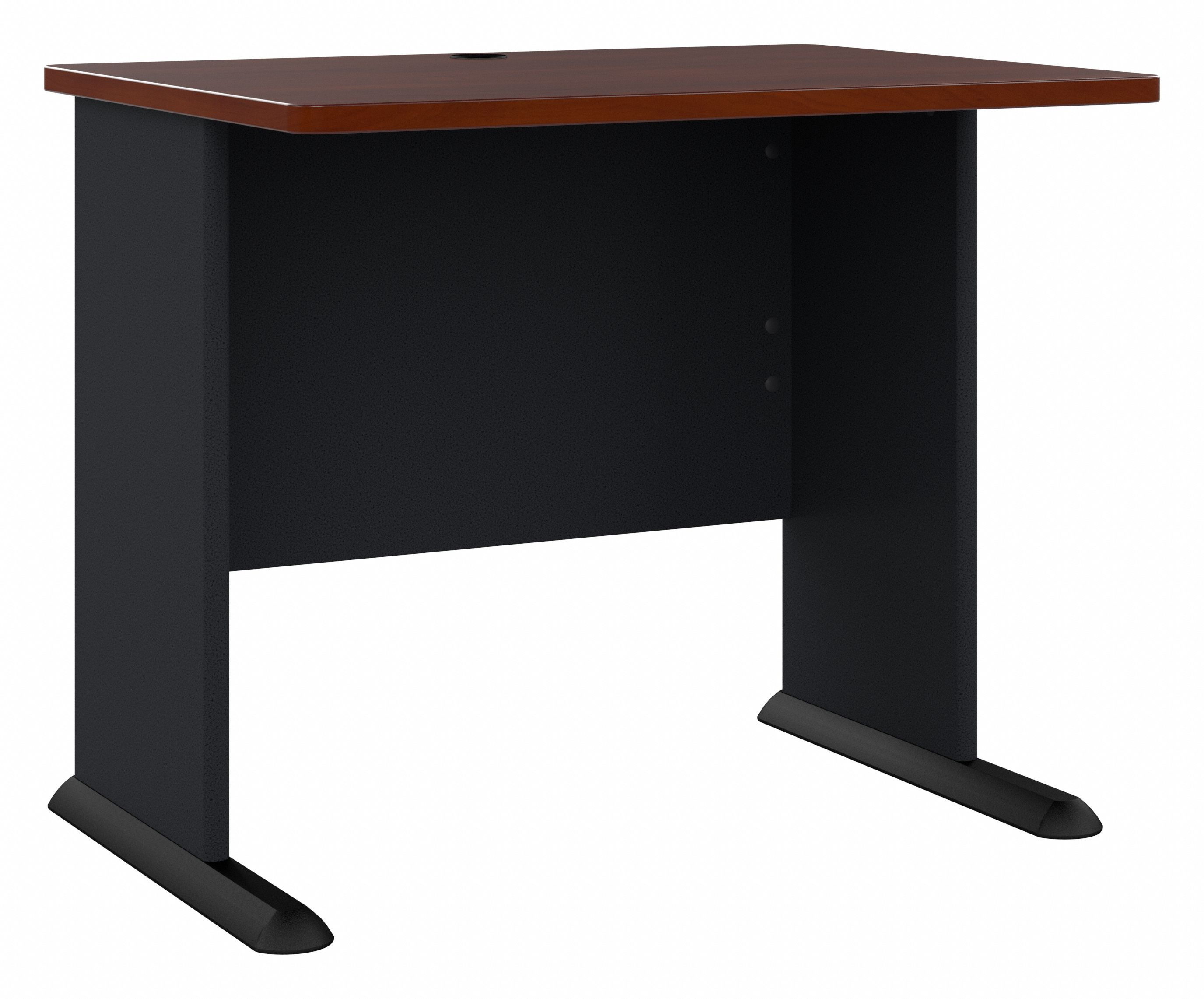 Shop Bush Business Furniture Series A 36W Desk 02 WC90436A #color_hansen cherry/galaxy