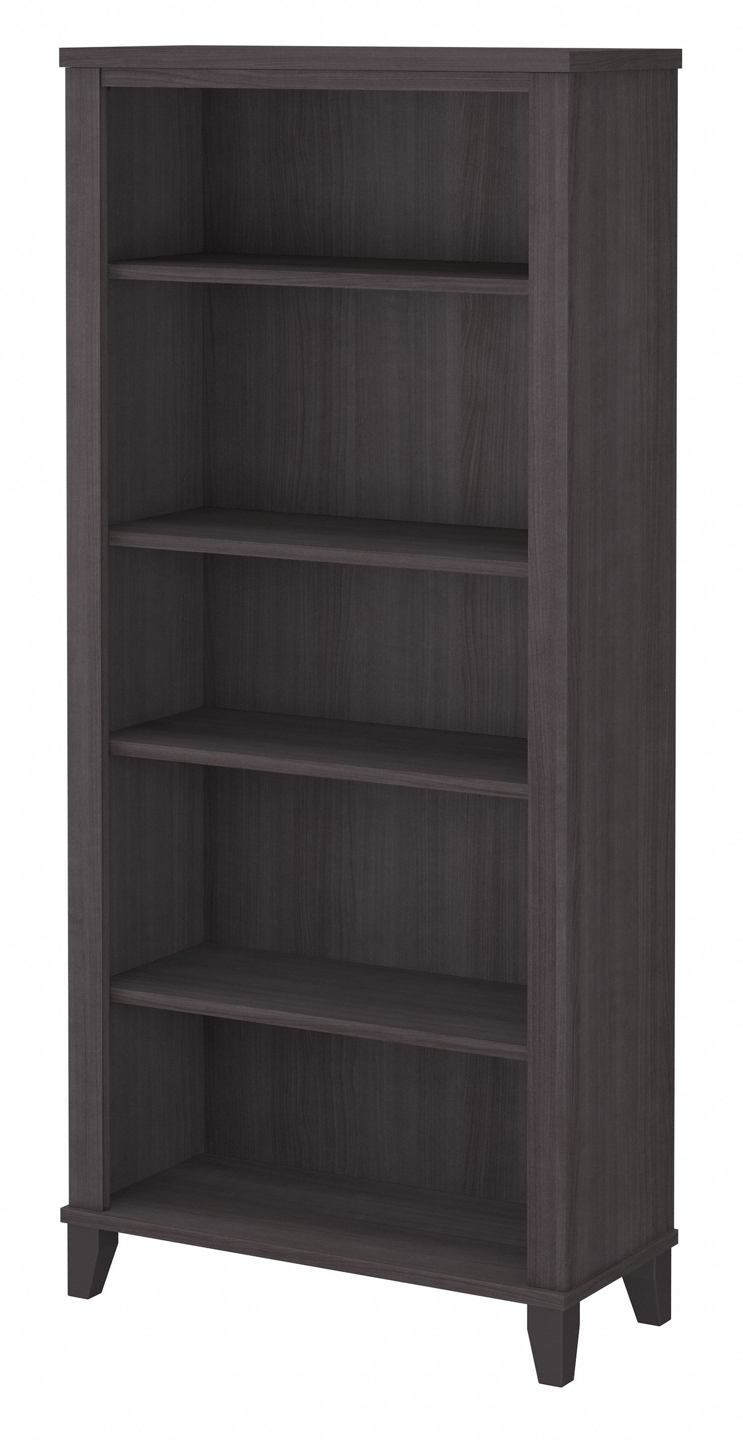 Shop Bush Furniture Somerset Tall 5 Shelf Bookcase 02 WC81565 #color_storm gray