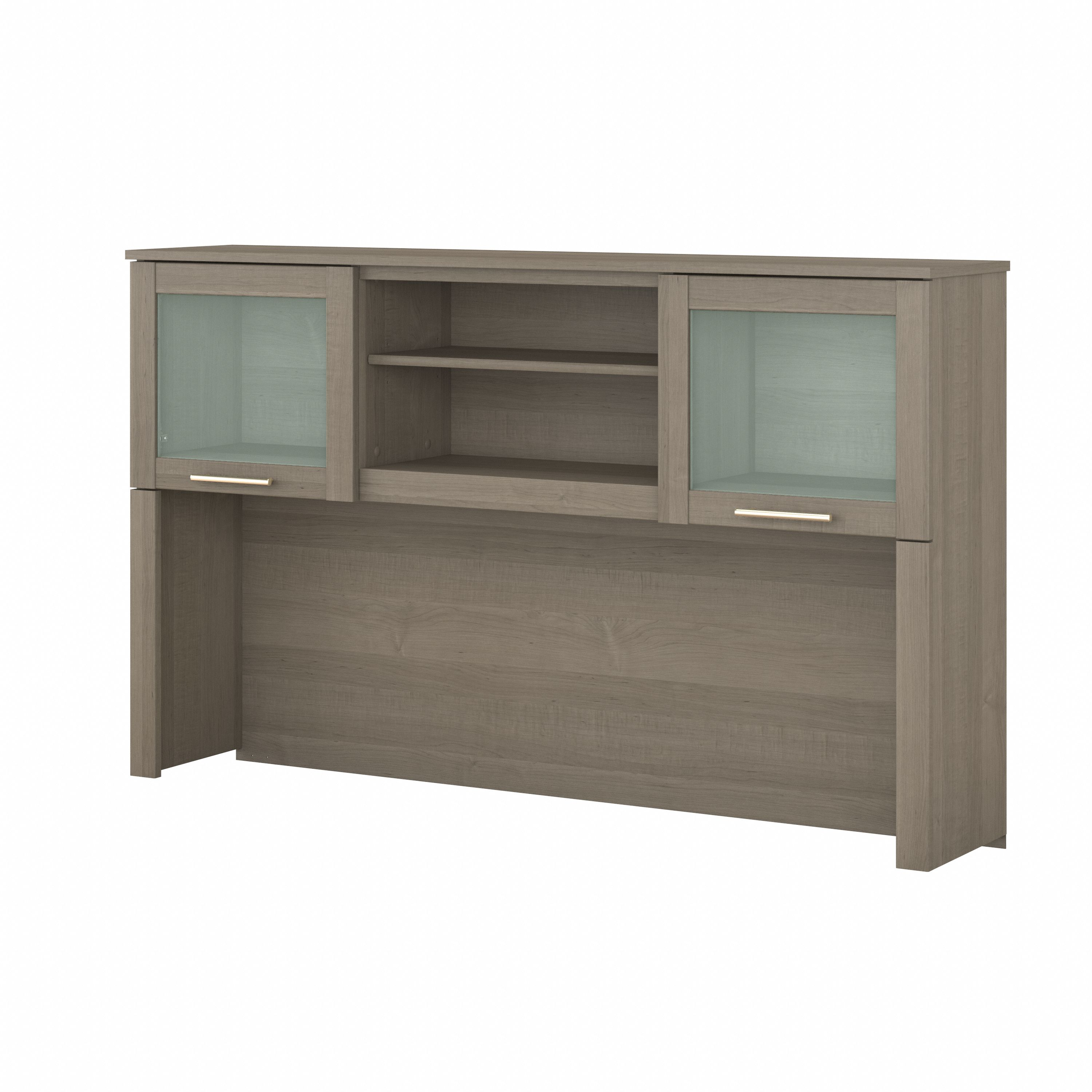 Shop Bush Furniture Somerset 60W Desk Hutch 02 WC81631 #color_ash gray