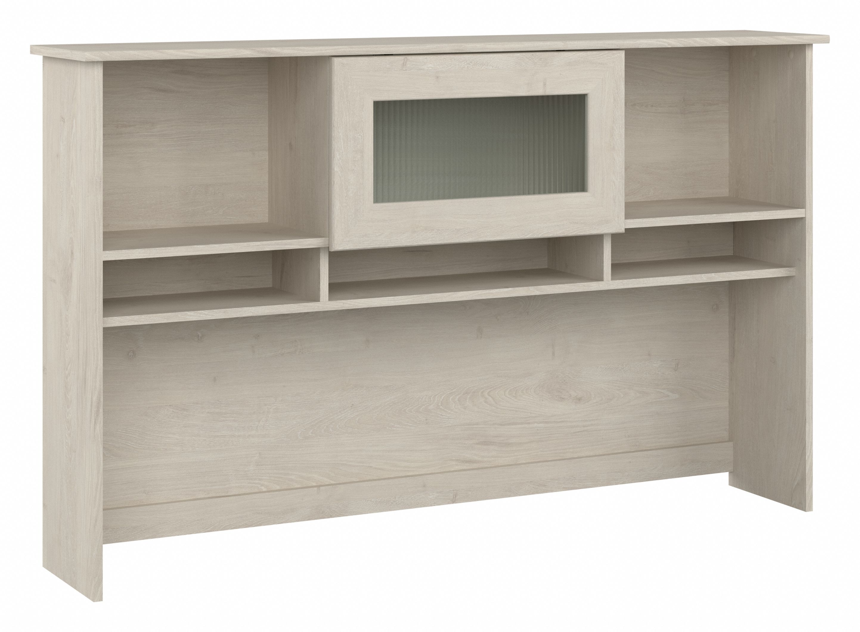 Shop Bush Furniture Cabot 60W Desk Hutch 02 WC31131 #color_linen white oak