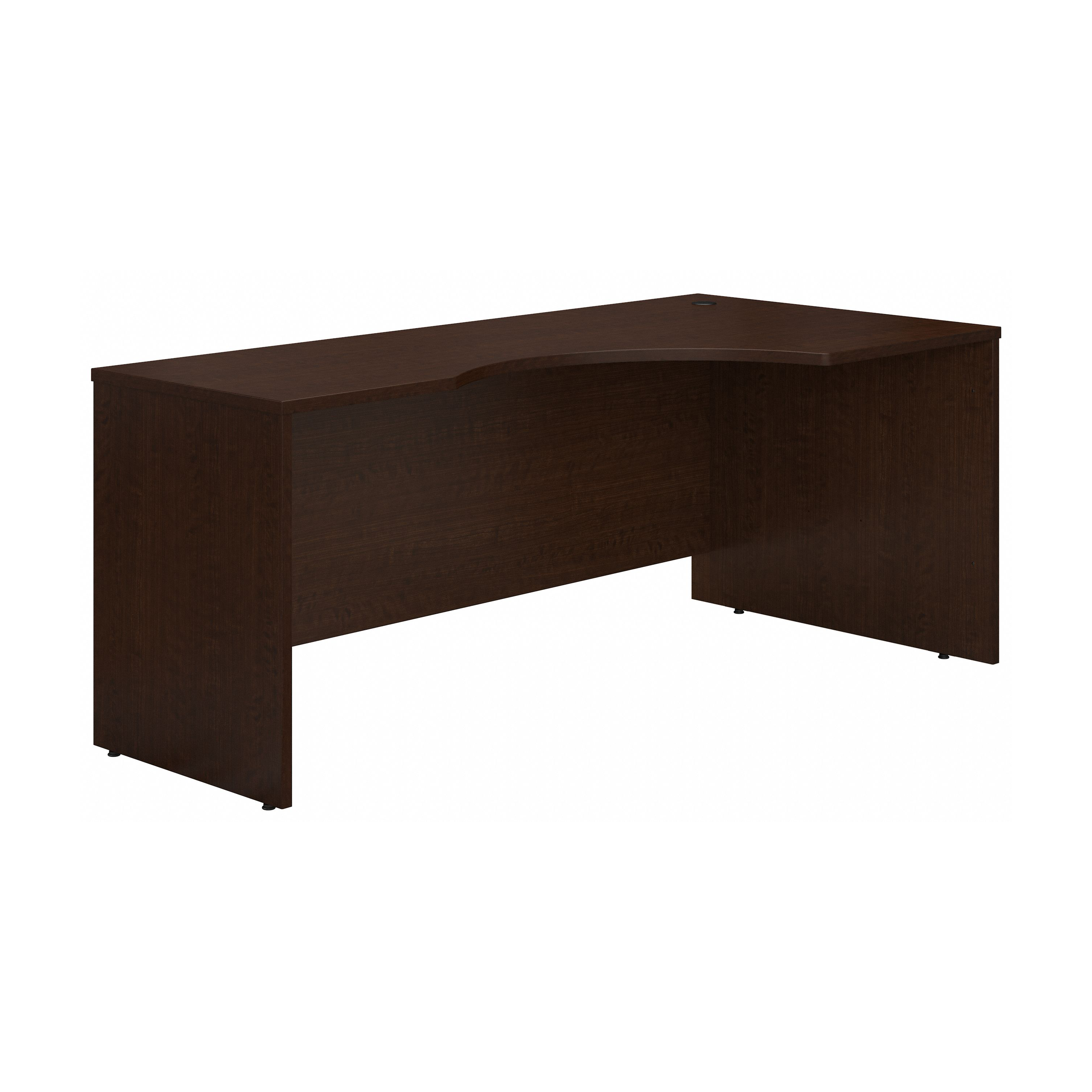 Shop Bush Business Furniture Series C 72W Right Handed Corner Desk 02 WC12923 #color_mocha cherry