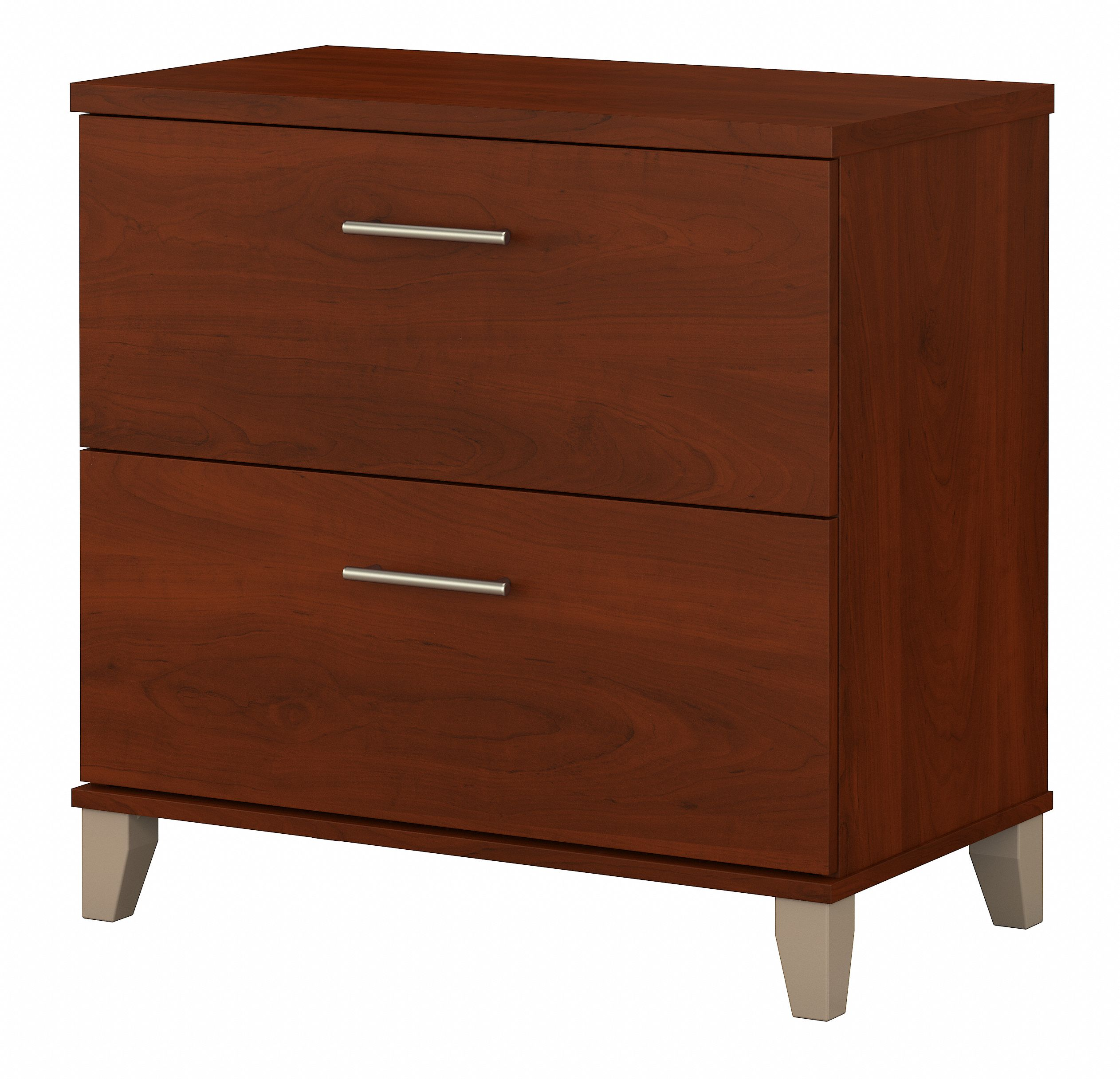 Shop Bush Furniture Somerset 2 Drawer Lateral File Cabinet 02 WC81780 #color_hansen cherry
