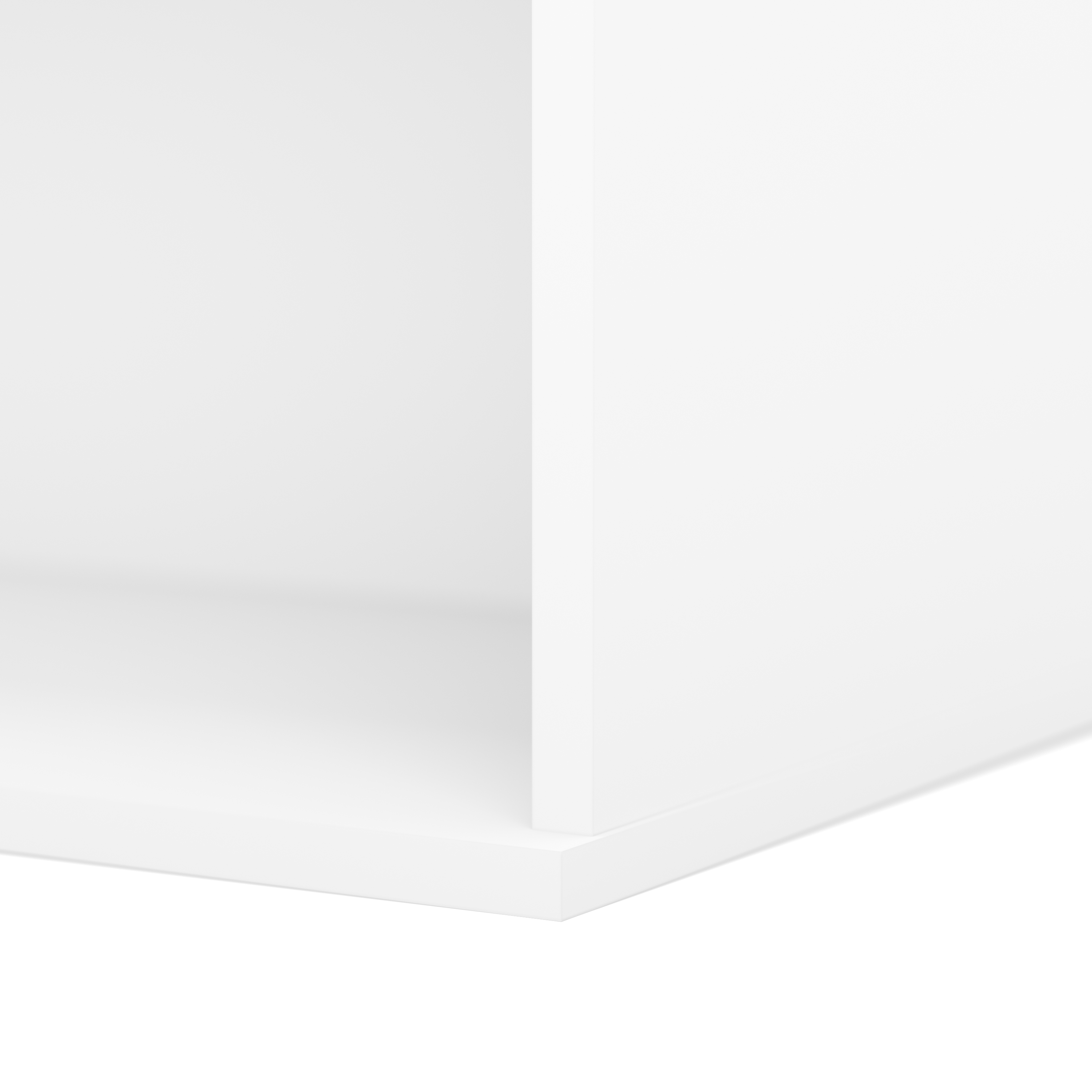 Shop Bush Business Furniture Hybrid Small 2 Shelf Bookcase 05 HY3036WH-Z #color_white