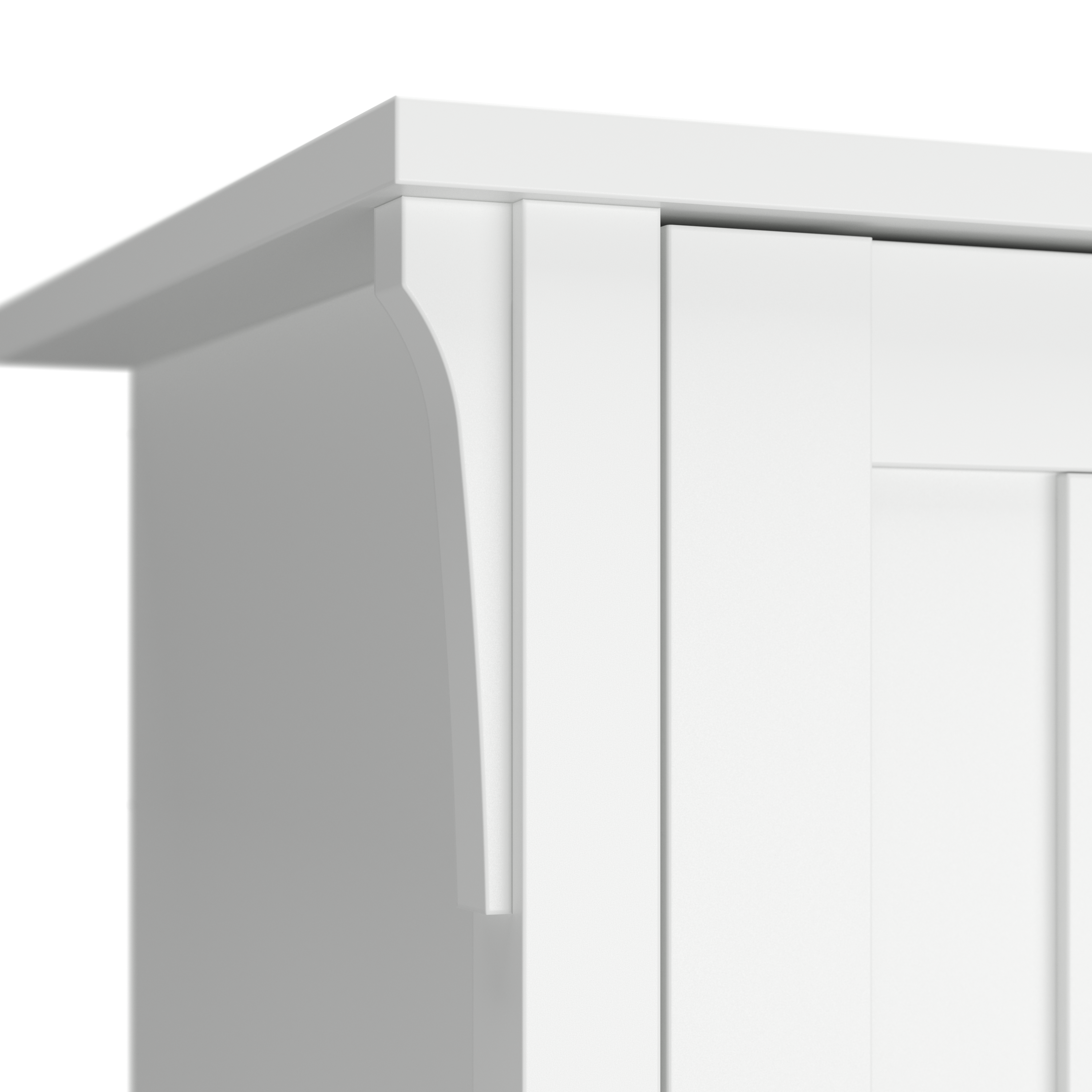 Shop Bush Furniture Salinas Bathroom Storage Cabinet with Doors 05 SAL015G2W #color_pure white