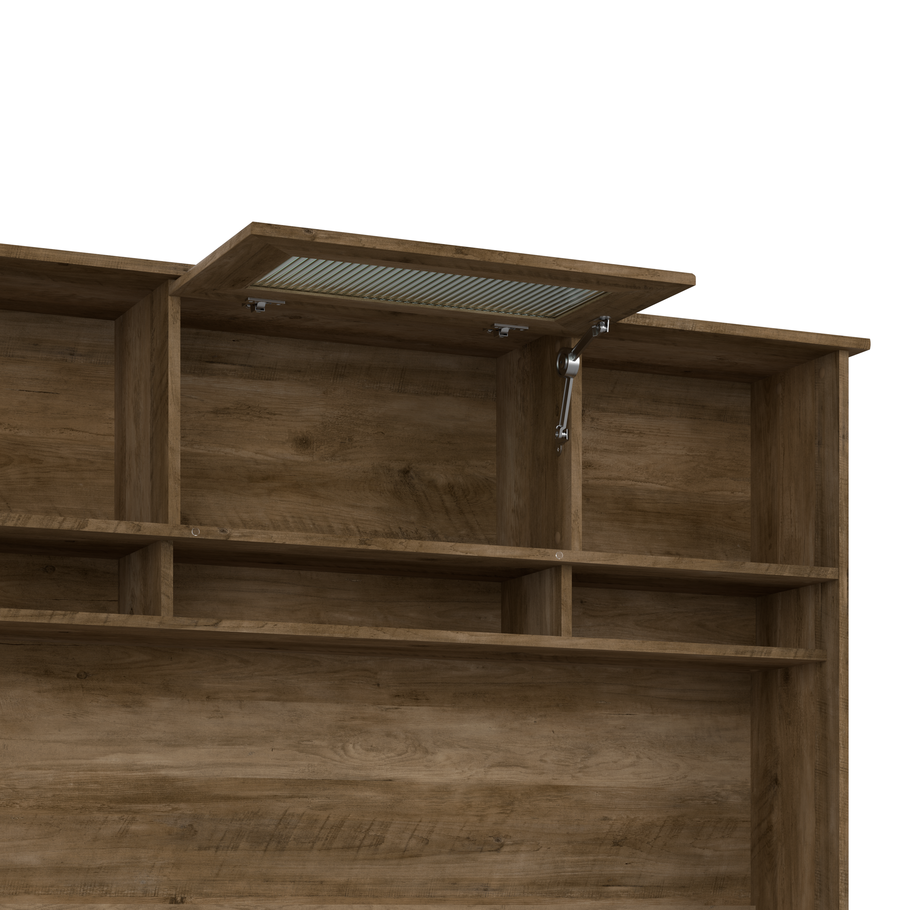 Shop Bush Furniture Cabot 60W Desk Hutch 03 WC31531 #color_reclaimed pine