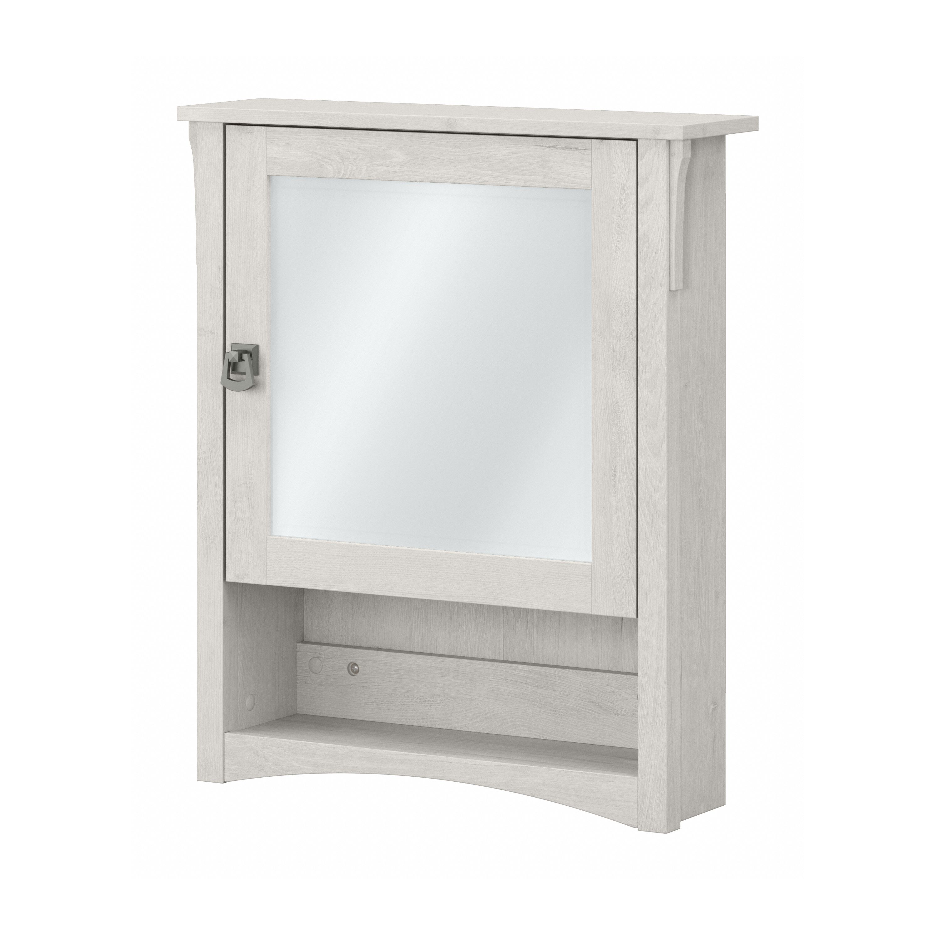 Shop Bush Furniture Salinas Bathroom Medicine Cabinet with Mirror 02 SAWS224LW-03 #color_linen white oak