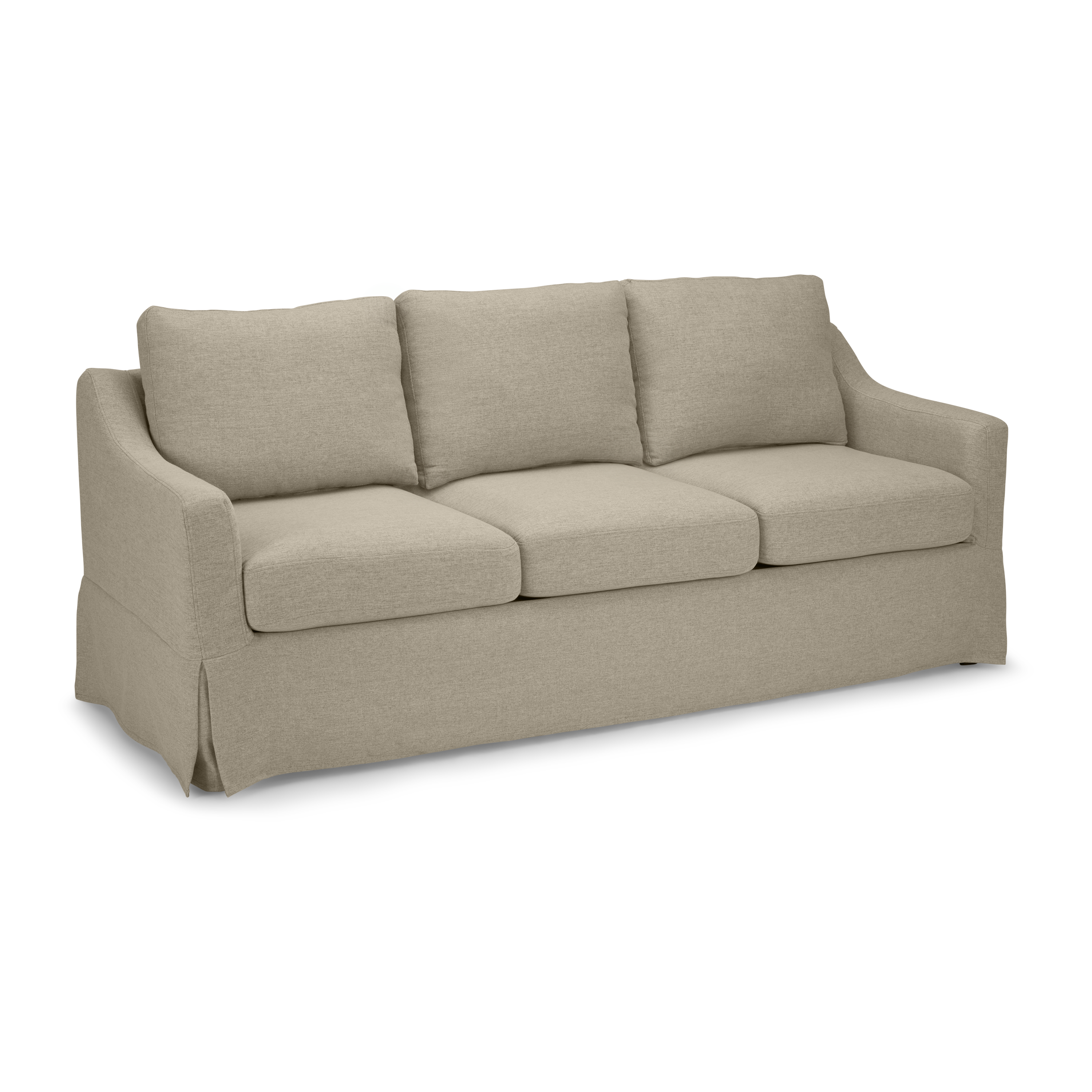 Shop Bush Home Harper Slipcover for Bush Home Harper 80W Sofa HRJS02SDB-03 2 #color_sand basketweave fabric