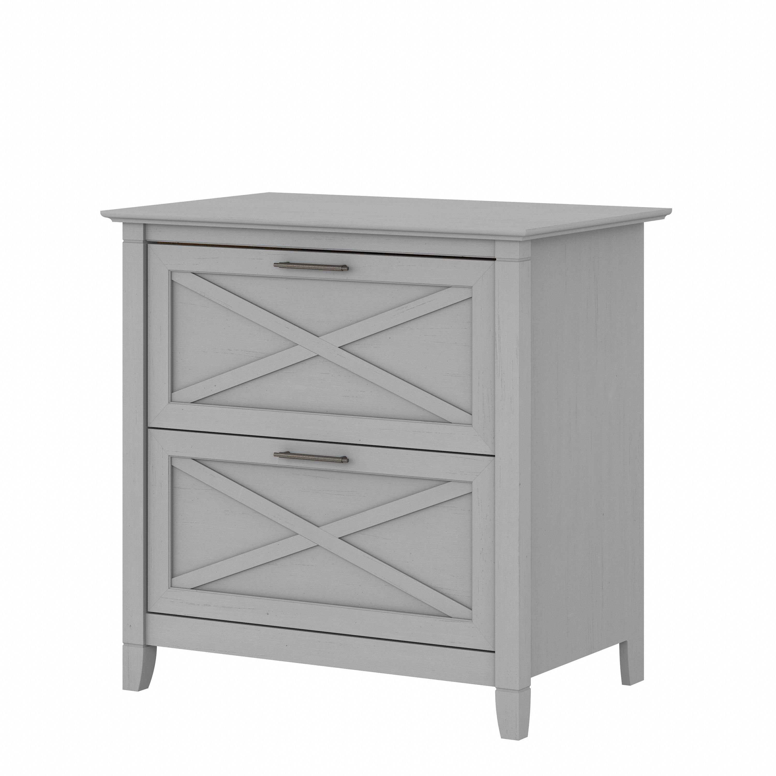 Shop Bush Furniture Key West 2 Drawer Lateral File Cabinet 02 KWF130CG-03 #color_cape cod gray