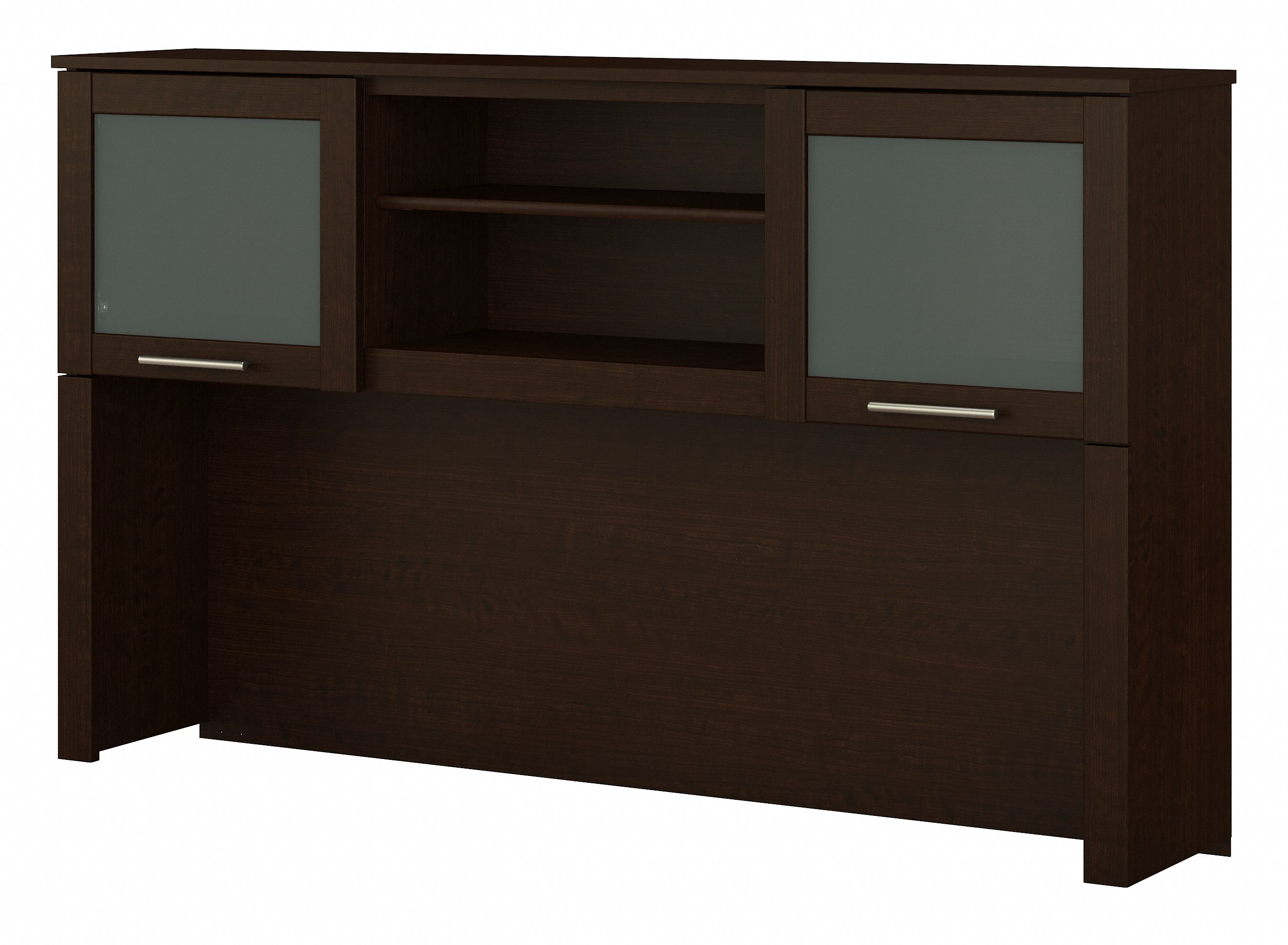 Shop Bush Furniture Somerset 60W Desk Hutch 02 WC81831 #color_mocha cherry