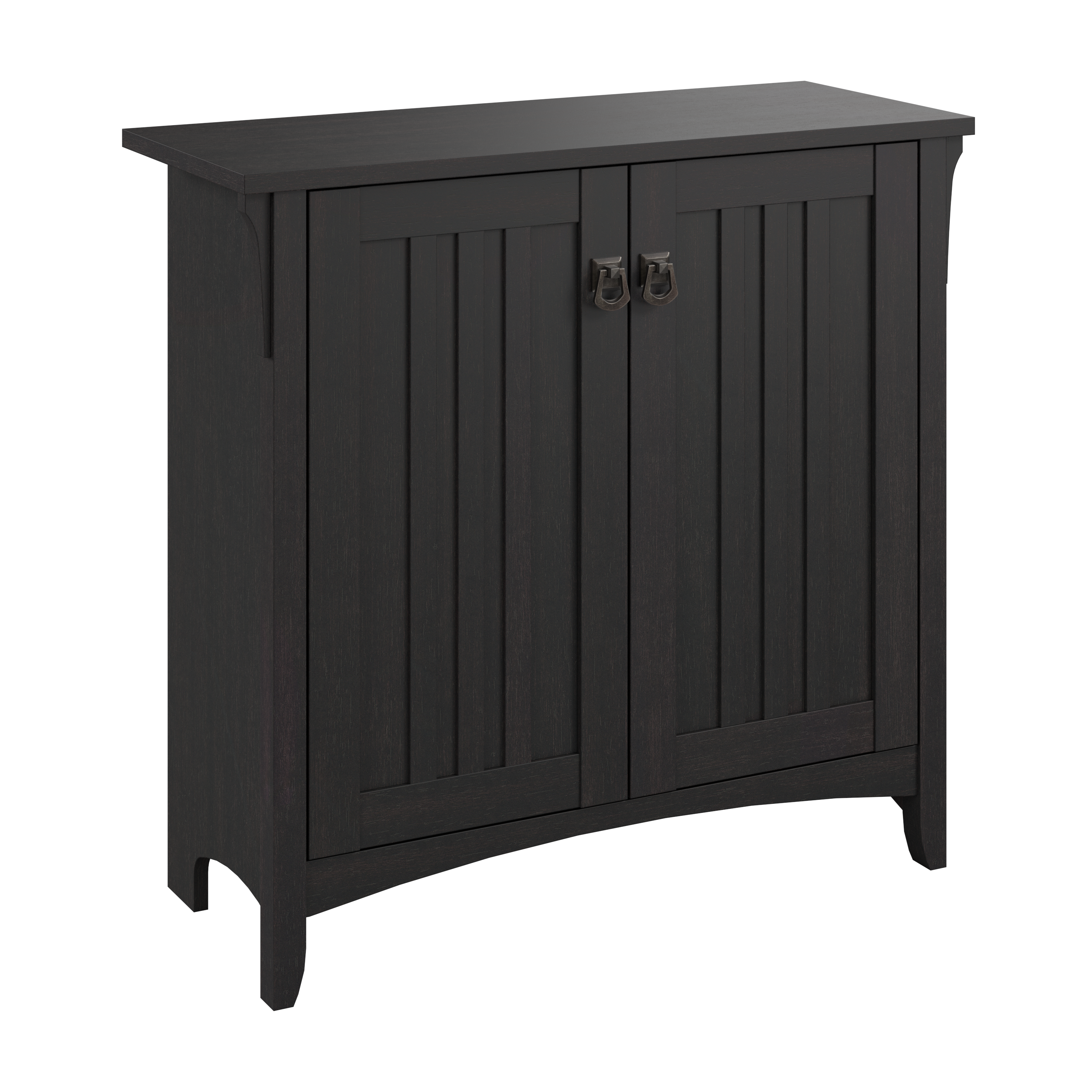 Shop Bush Furniture Salinas Small Storage Cabinet with Doors and Shelves 02 SAS632VB-03 #color_vintage black