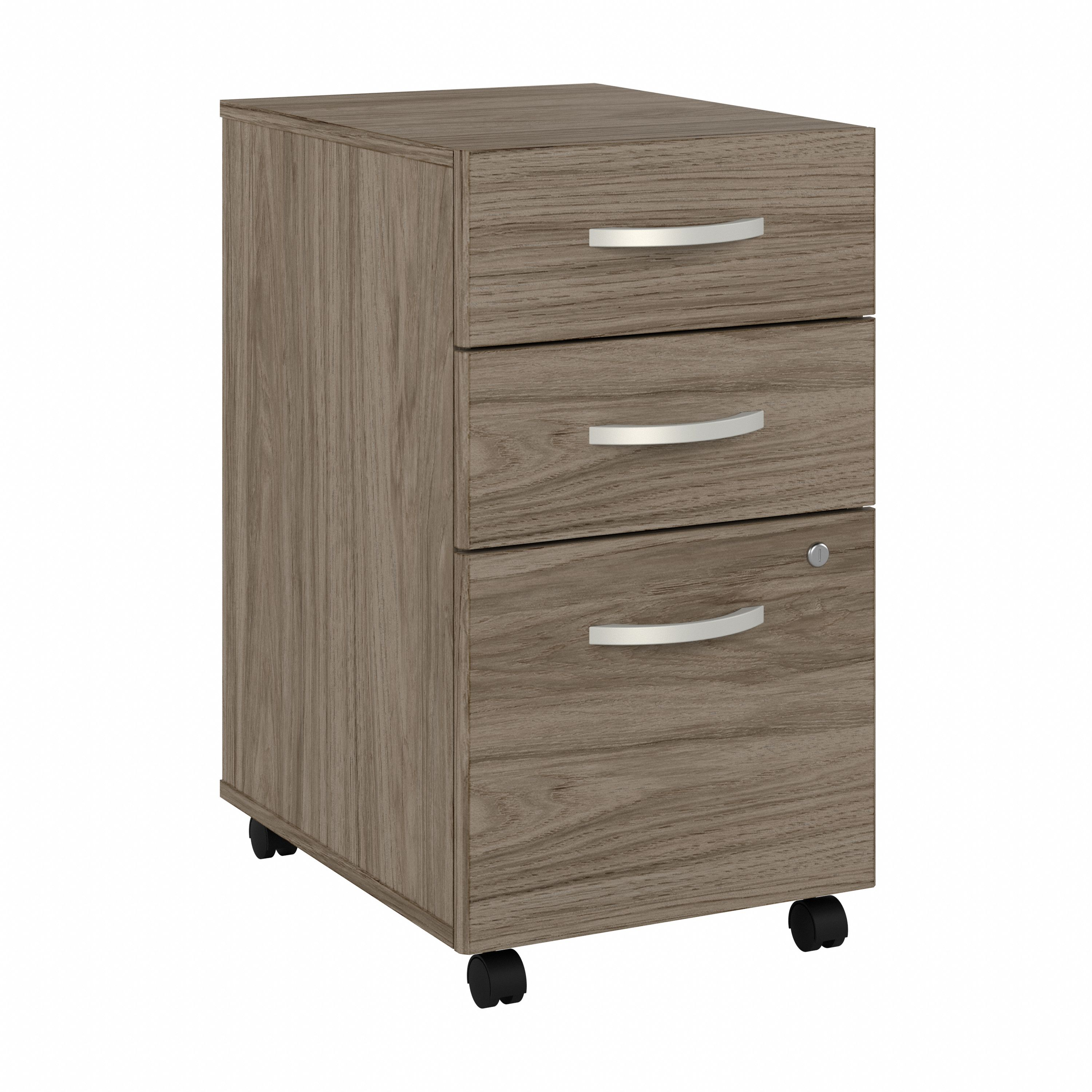 Shop Bush Business Furniture Studio C 3 Drawer Mobile File Cabinet 02 SCF216MHSU #color_modern hickory