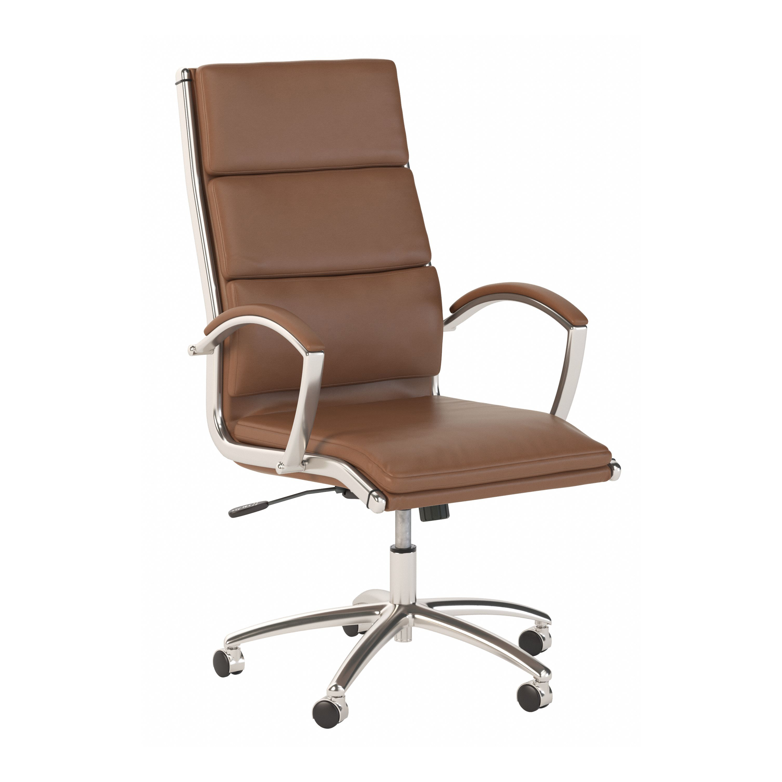 Shop Bush Business Furniture Modelo High Back Leather Executive Office Chair 02 CH1701SDL-03 #color_saddle leather