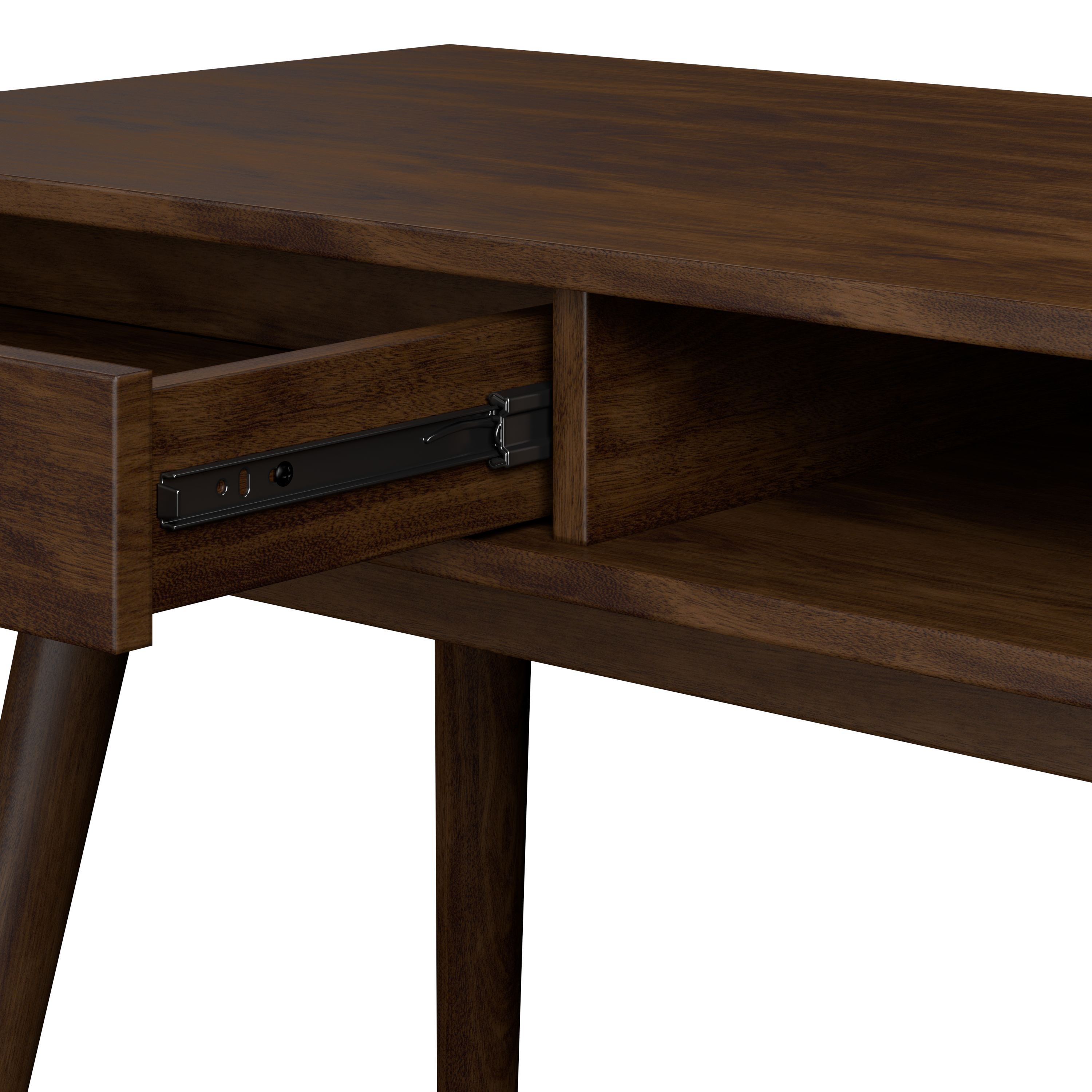 Shop Bush Furniture Nora 40W Writing Desk 04 NRD140DW-03 #color_dark walnut