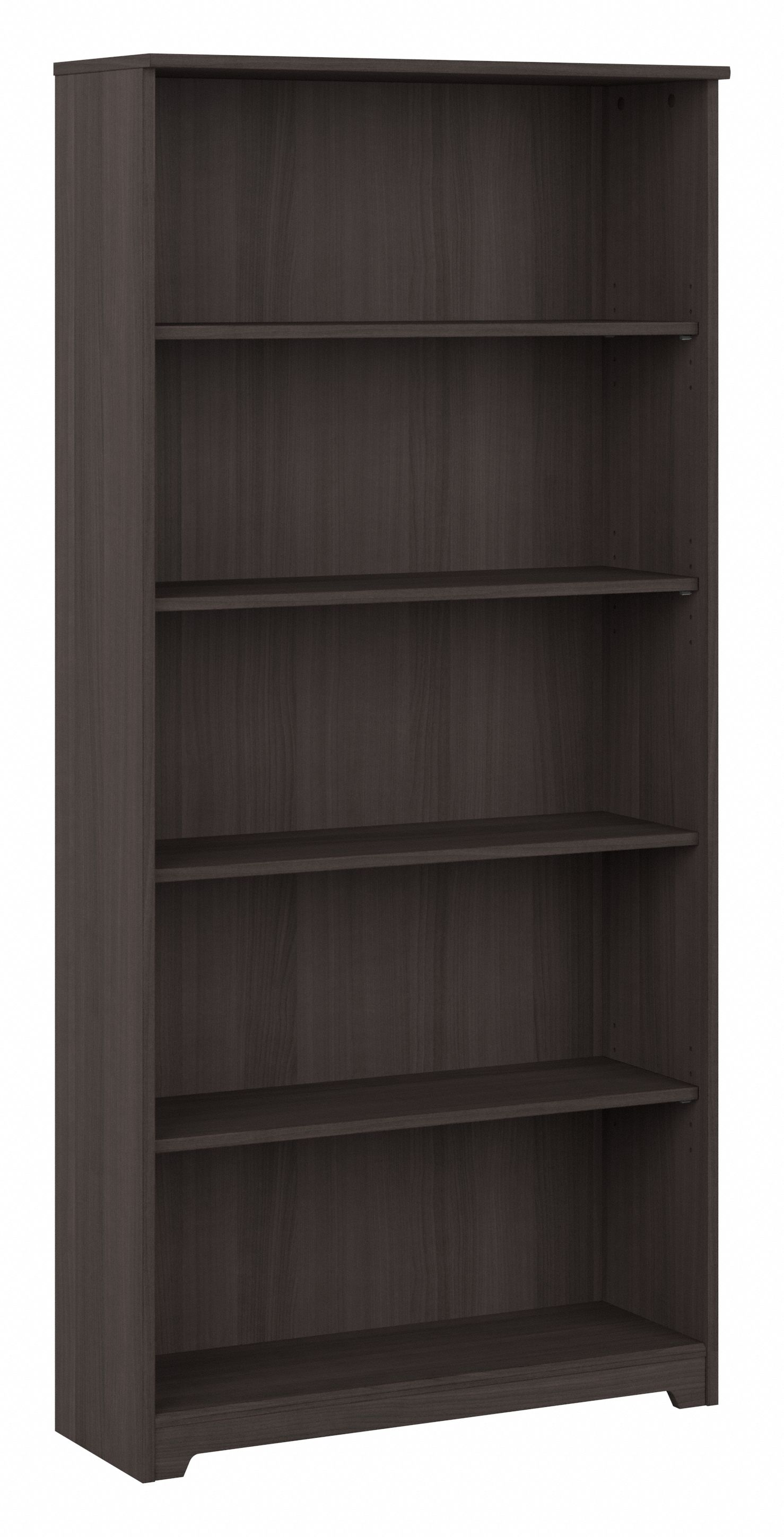 Shop Bush Furniture Cabot Tall 5 Shelf Bookcase 02 WC31766 #color_heather gray