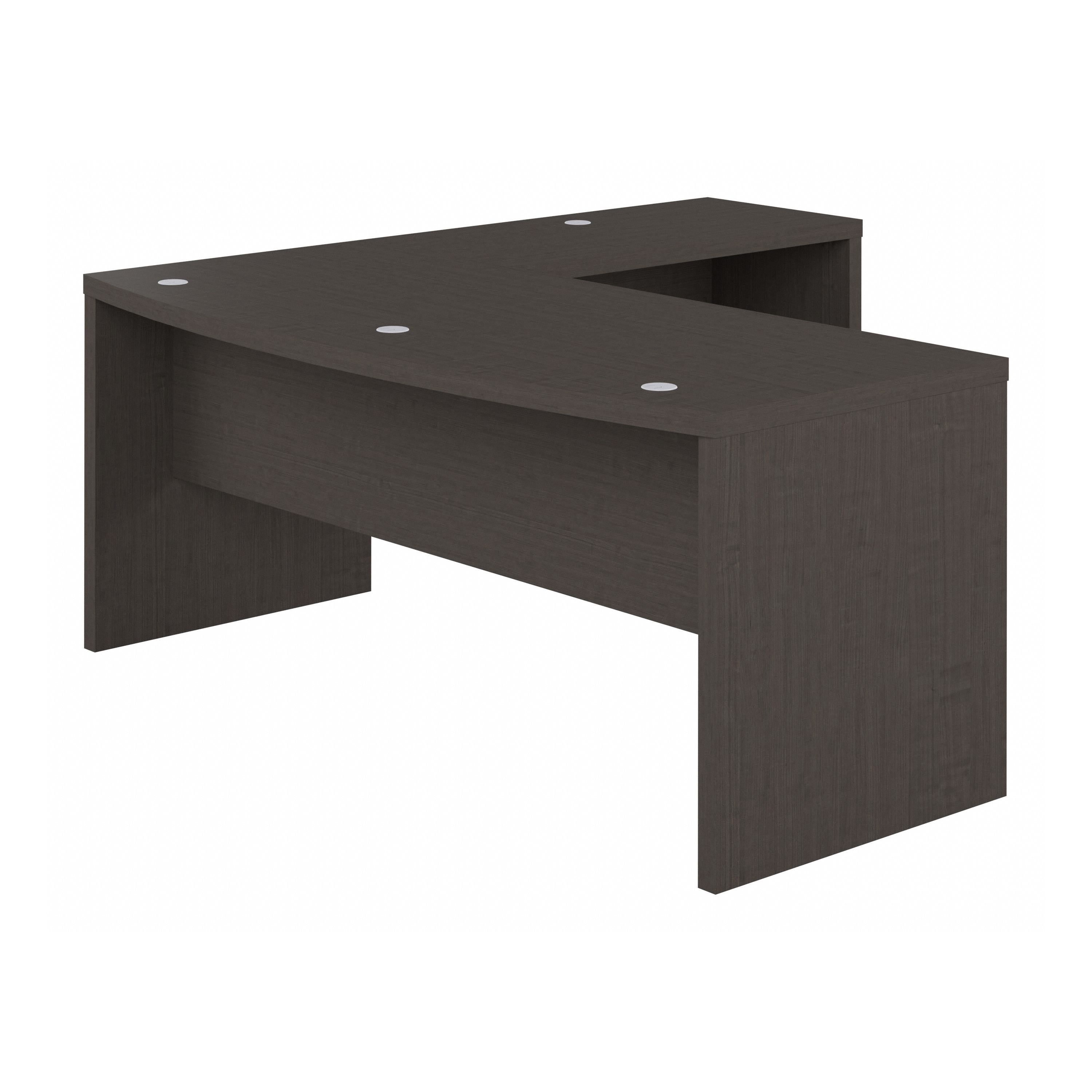 Shop Bush Business Furniture Echo 72W Bow Front L Shaped Desk 02 ECH053CM #color_charcoal maple