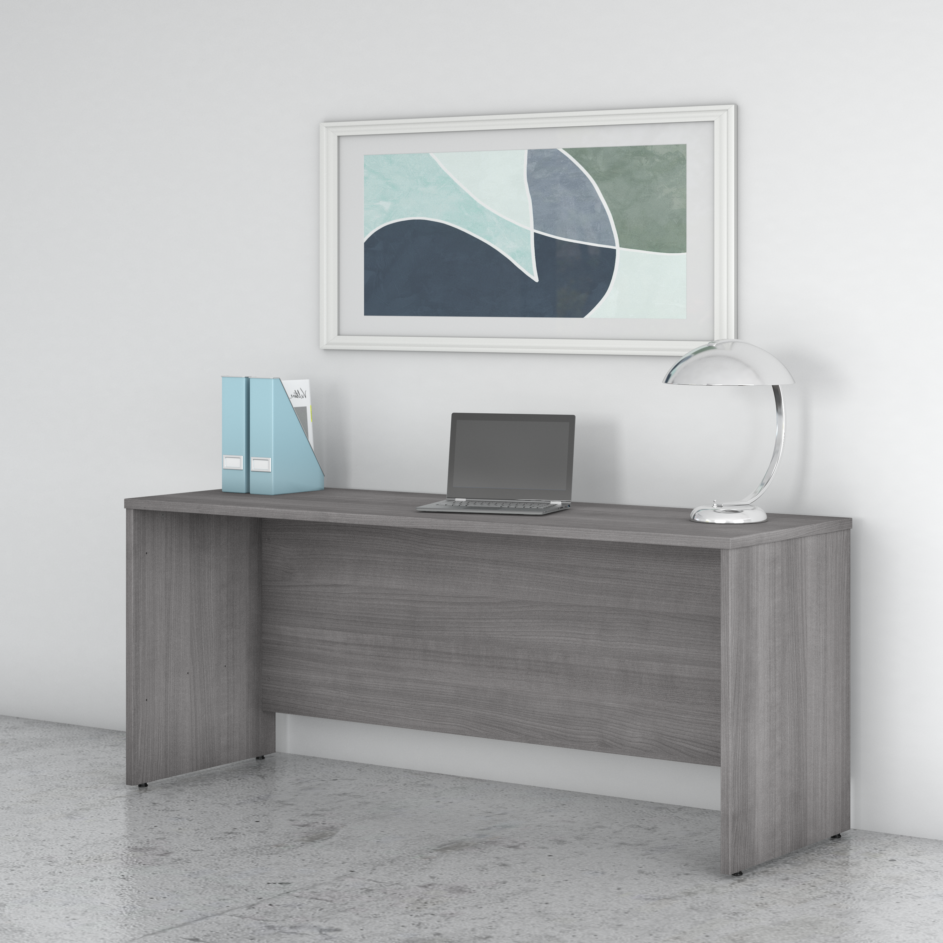 Shop Bush Business Furniture Studio C 72W x 24D Credenza Desk 01 SCD372PG #color_platinum gray