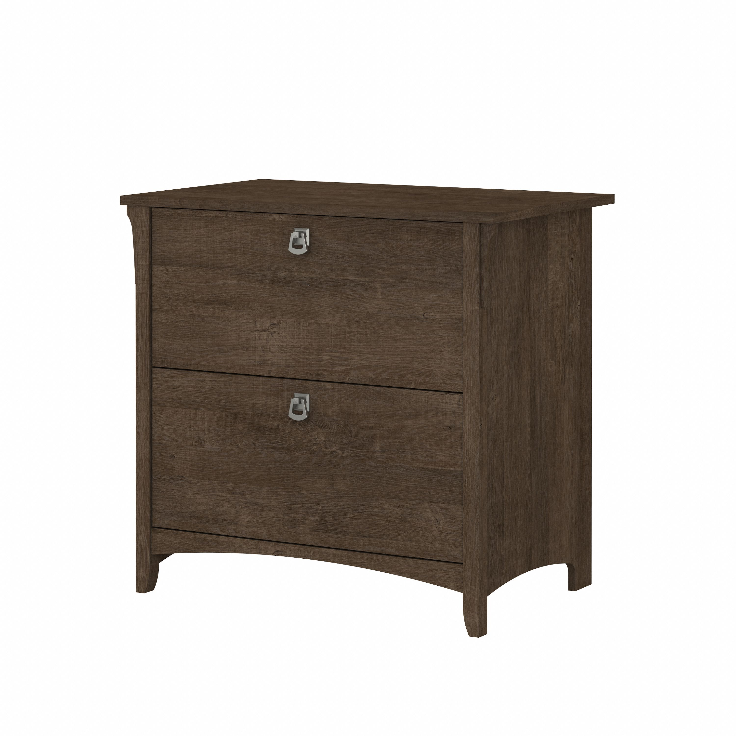 Shop Bush Furniture Salinas 2 Drawer Lateral File Cabinet 02 SAF132ABR-03 #color_ash brown