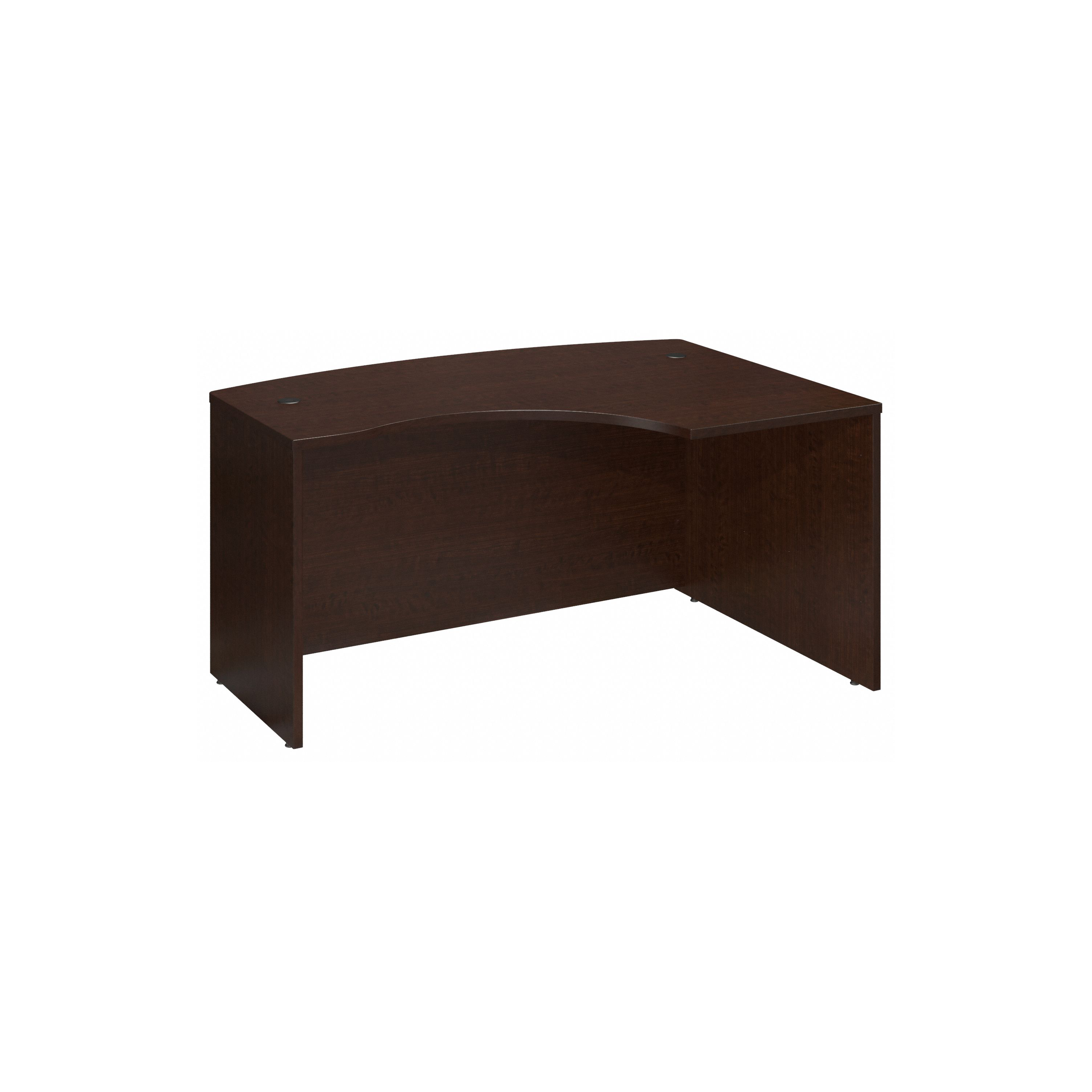 Shop Bush Business Furniture Series C 60W x 43D Right Handed L Bow Desk 02 WC12922 #color_mocha cherry
