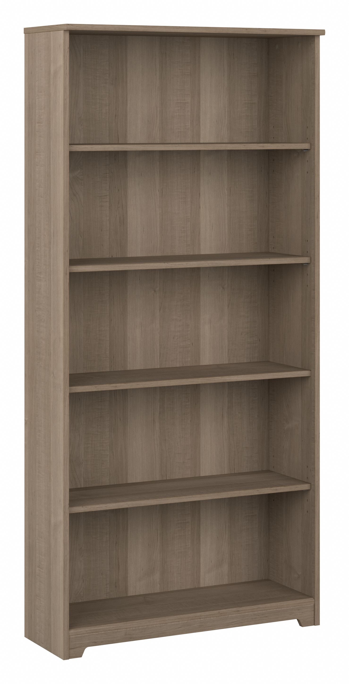 Shop Bush Furniture Cabot Tall 5 Shelf Bookcase 02 WC31266 #color_ash gray