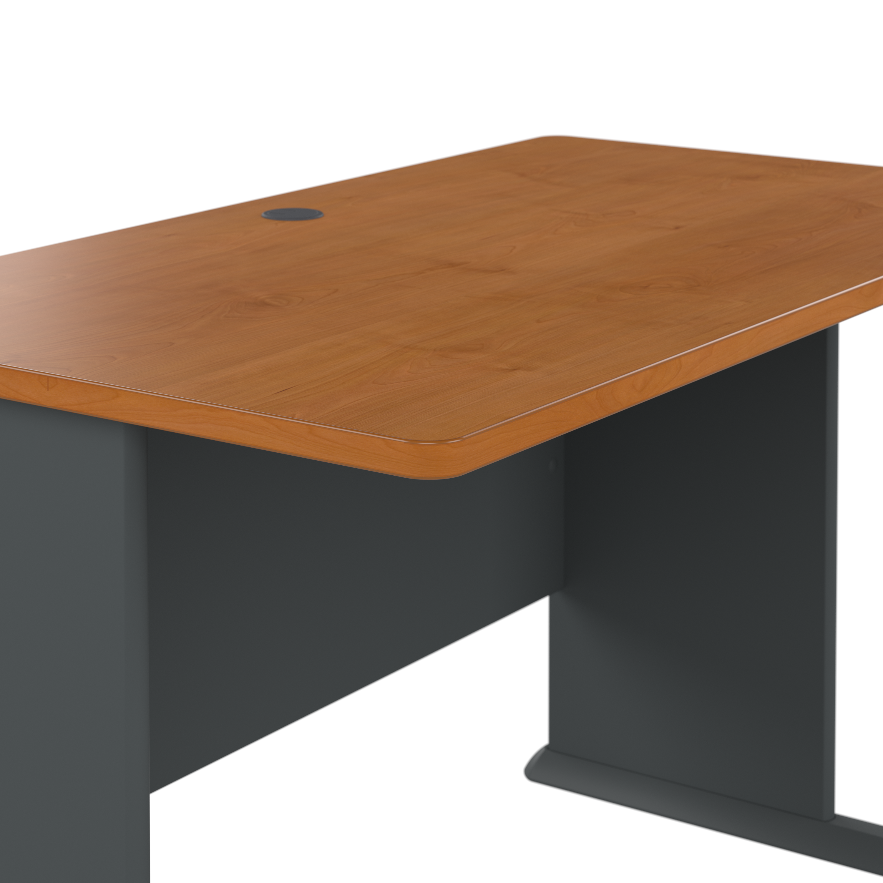 Shop Bush Business Furniture Series A 48W Desk 04 WC57448 #color_natural cherry/slate