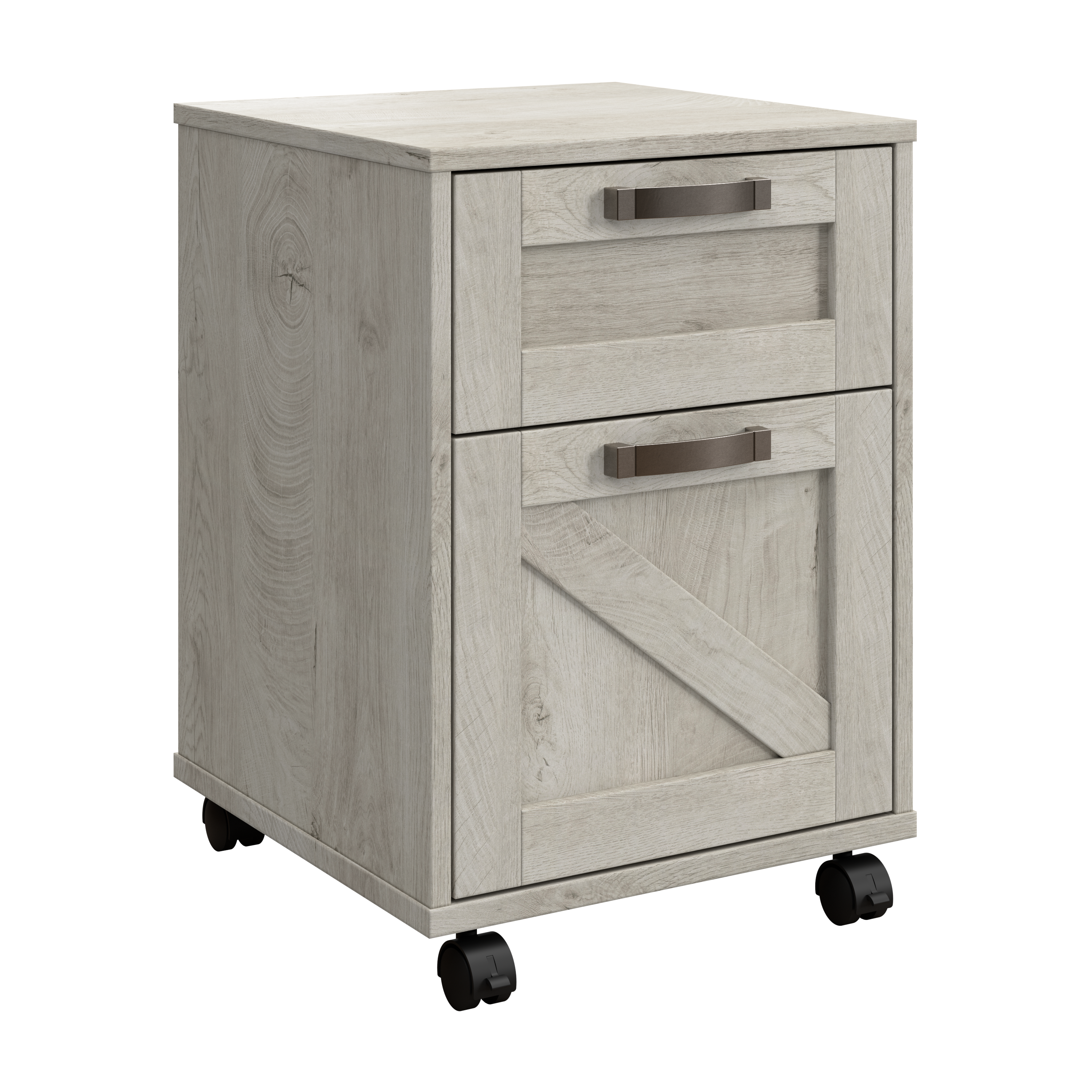 Shop Bush Furniture Knoxville 2 Drawer Mobile File Cabinet 02 CGF116CWH-03 #color_cottage white