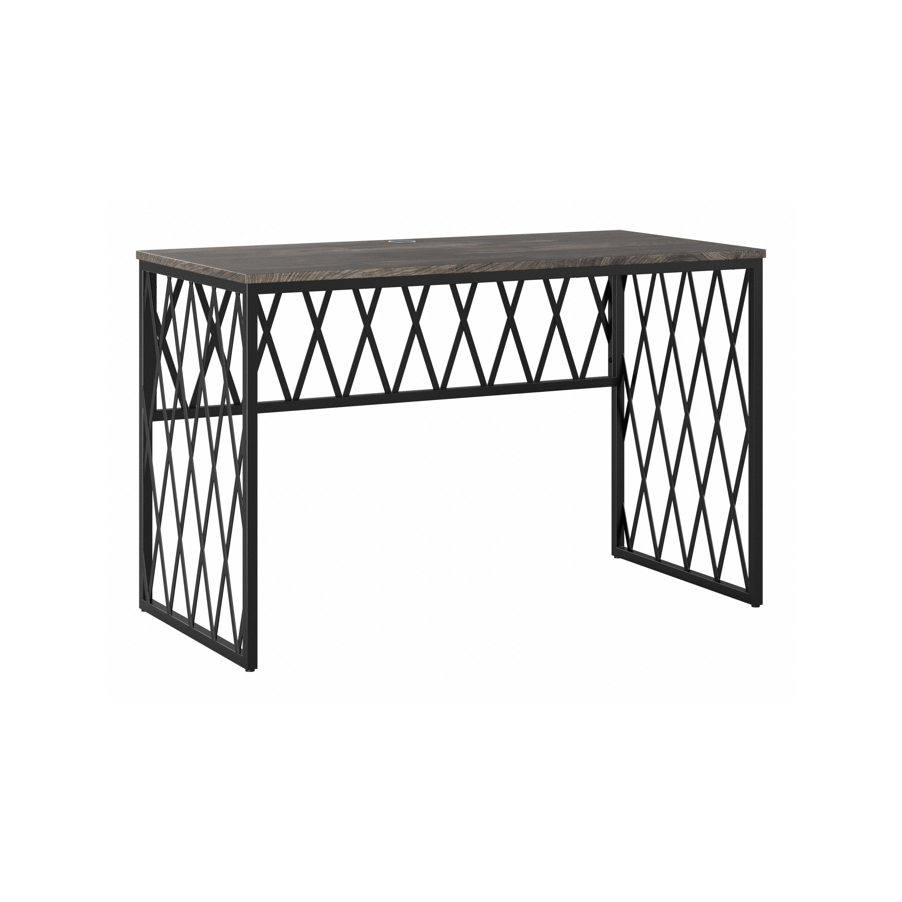 Shop Bush Furniture City Park 48W Industrial Writing Desk 02 CPD148GH-03 #color_dark gray hickory