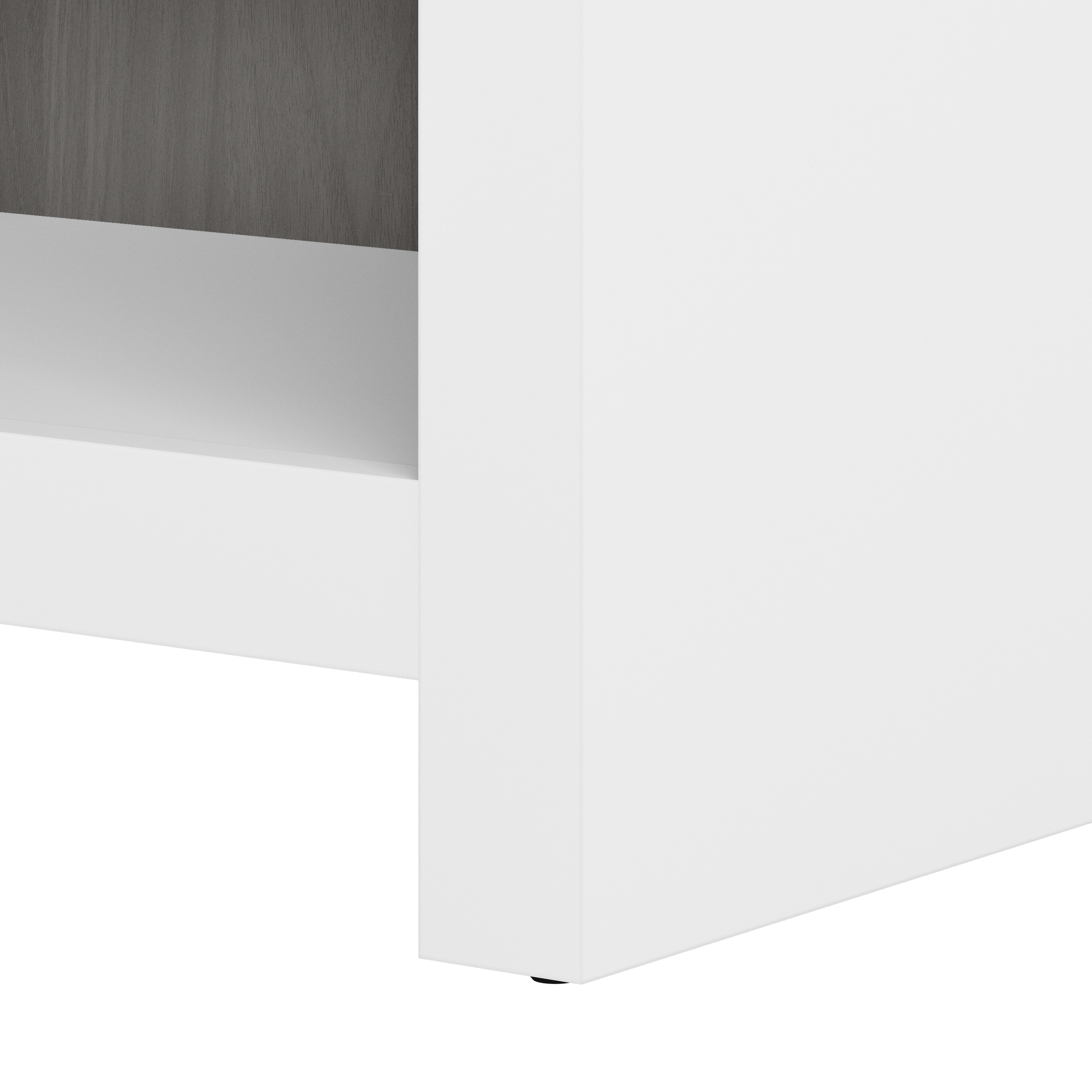 Shop Bush Business Furniture Echo 56W Bookcase Desk 04 KI60507-03 #color_pure white/modern gray