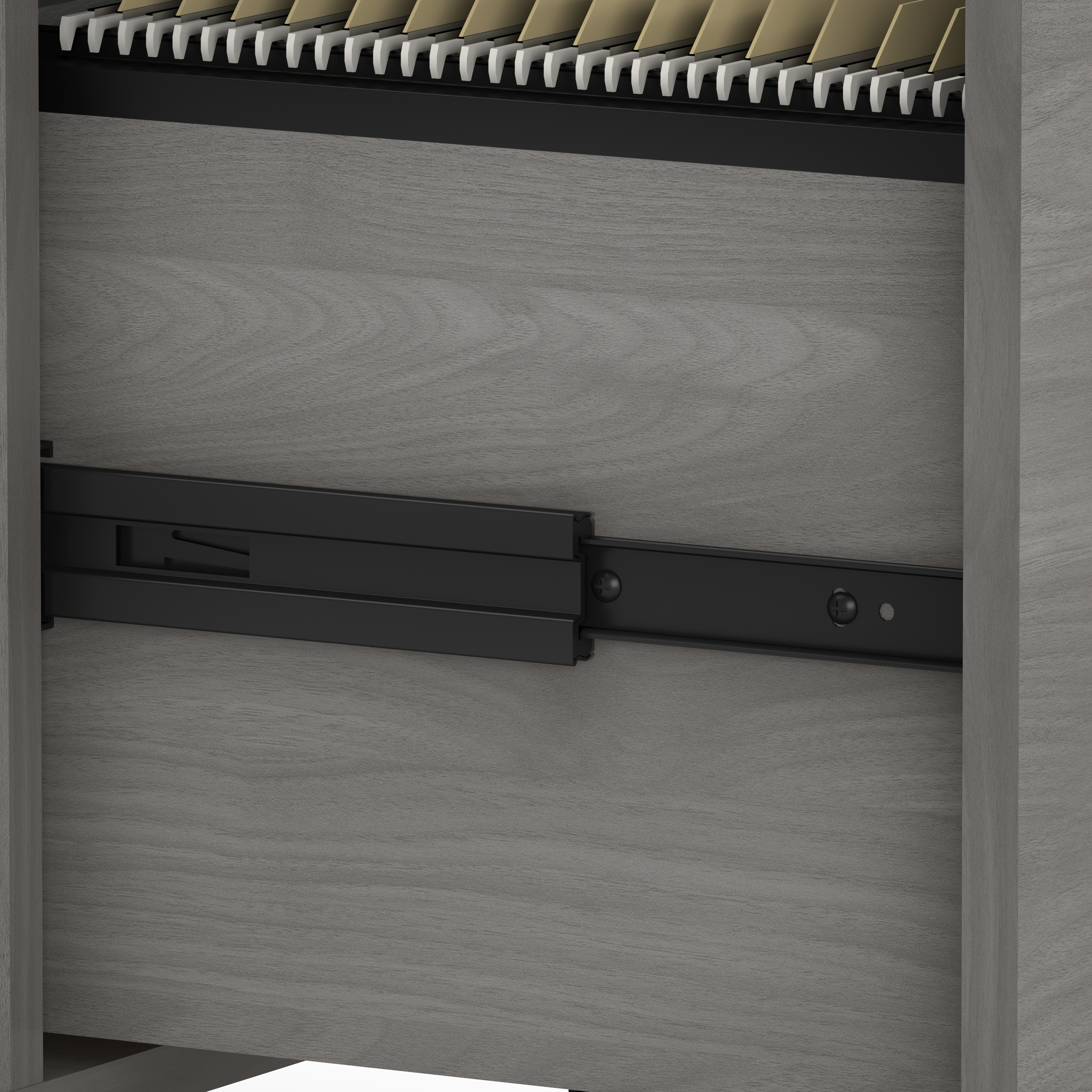 Shop Bush Business Furniture Echo 3 Drawer Mobile File Cabinet 04 KI60401-03 #color_modern gray
