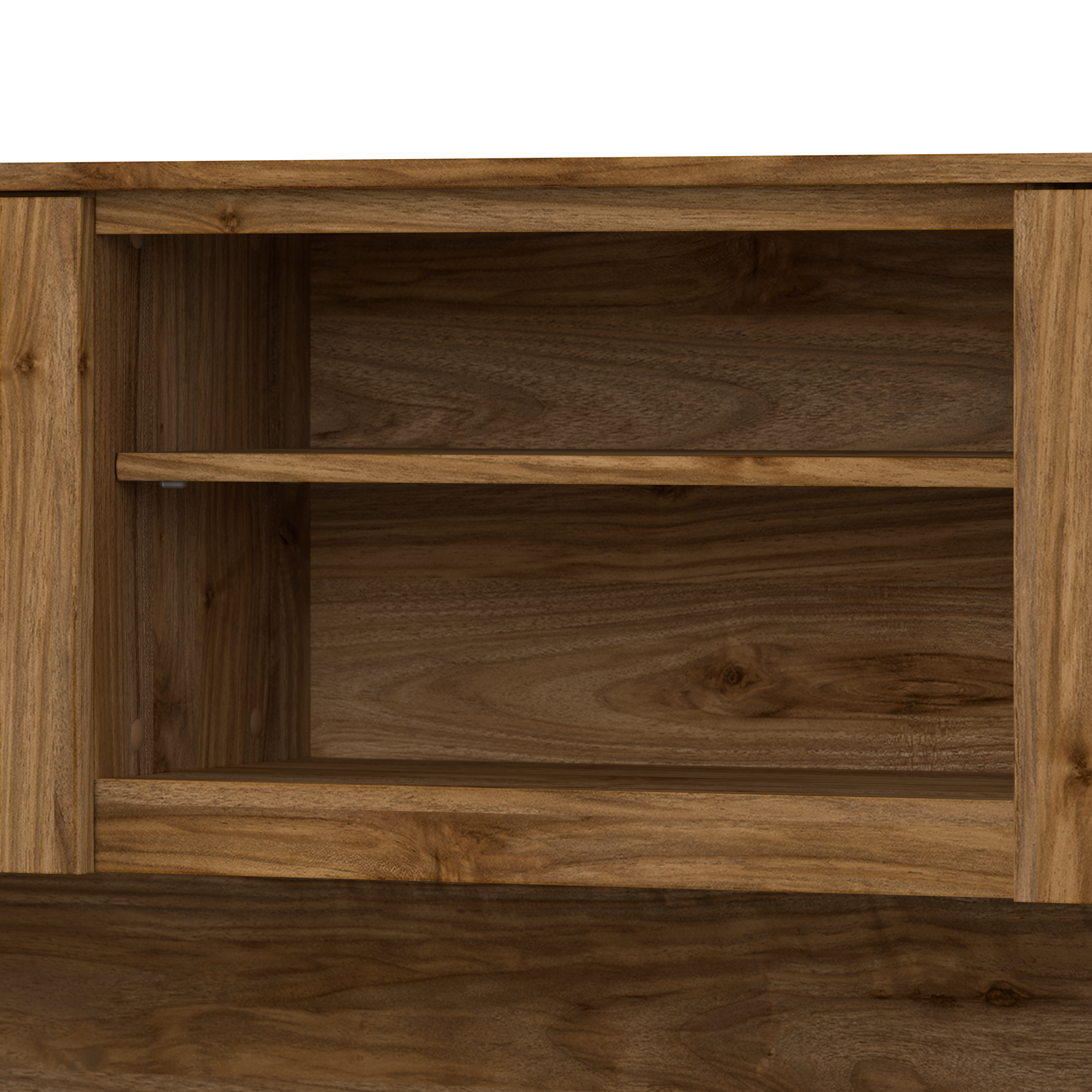Shop Bush Furniture Somerset 60W L Shaped Desk with Hutch 05 SET002FW #color_fresh walnut