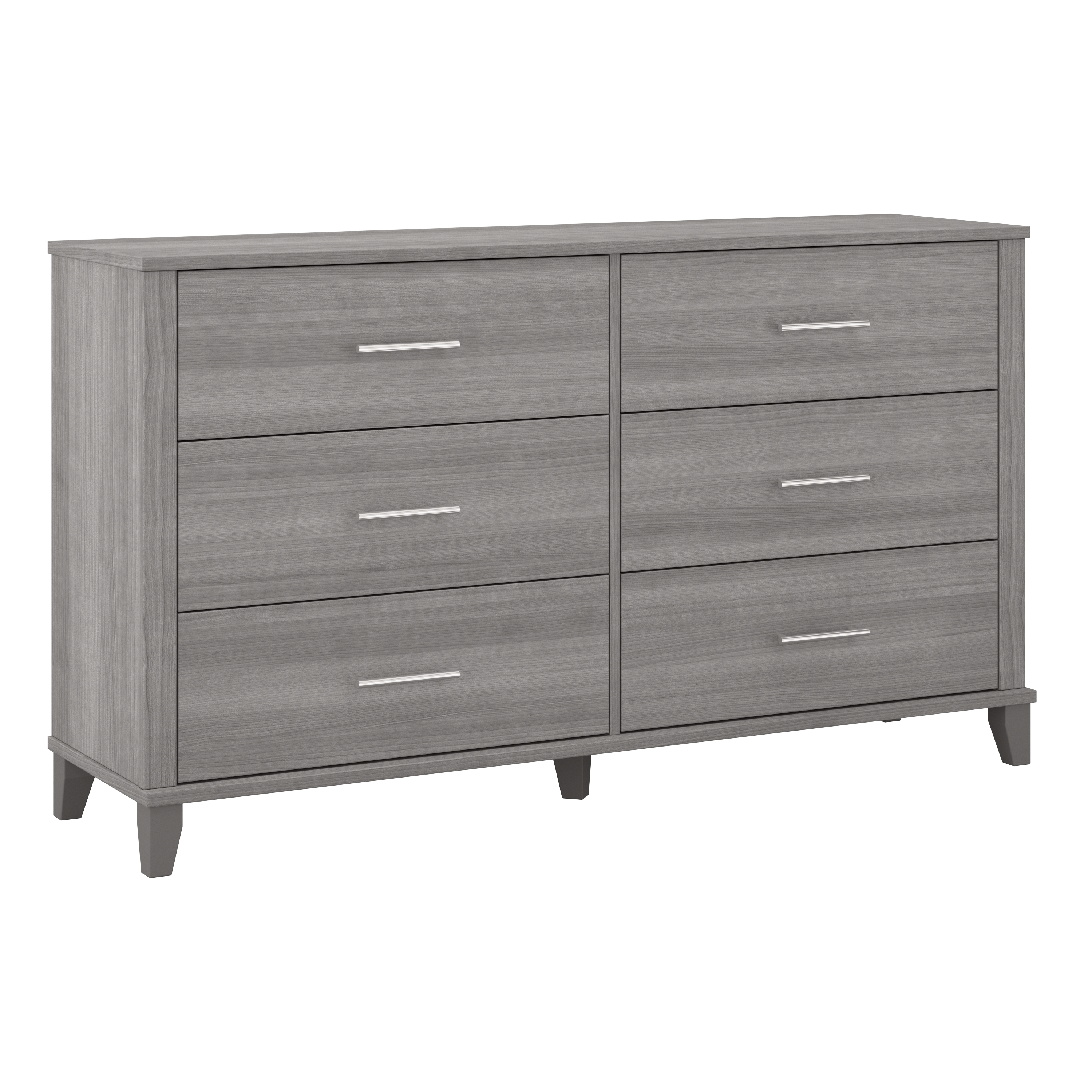 Shop Bush Furniture Somerset 6 Drawer Dresser 02 STS160PGK #color_platinum gray