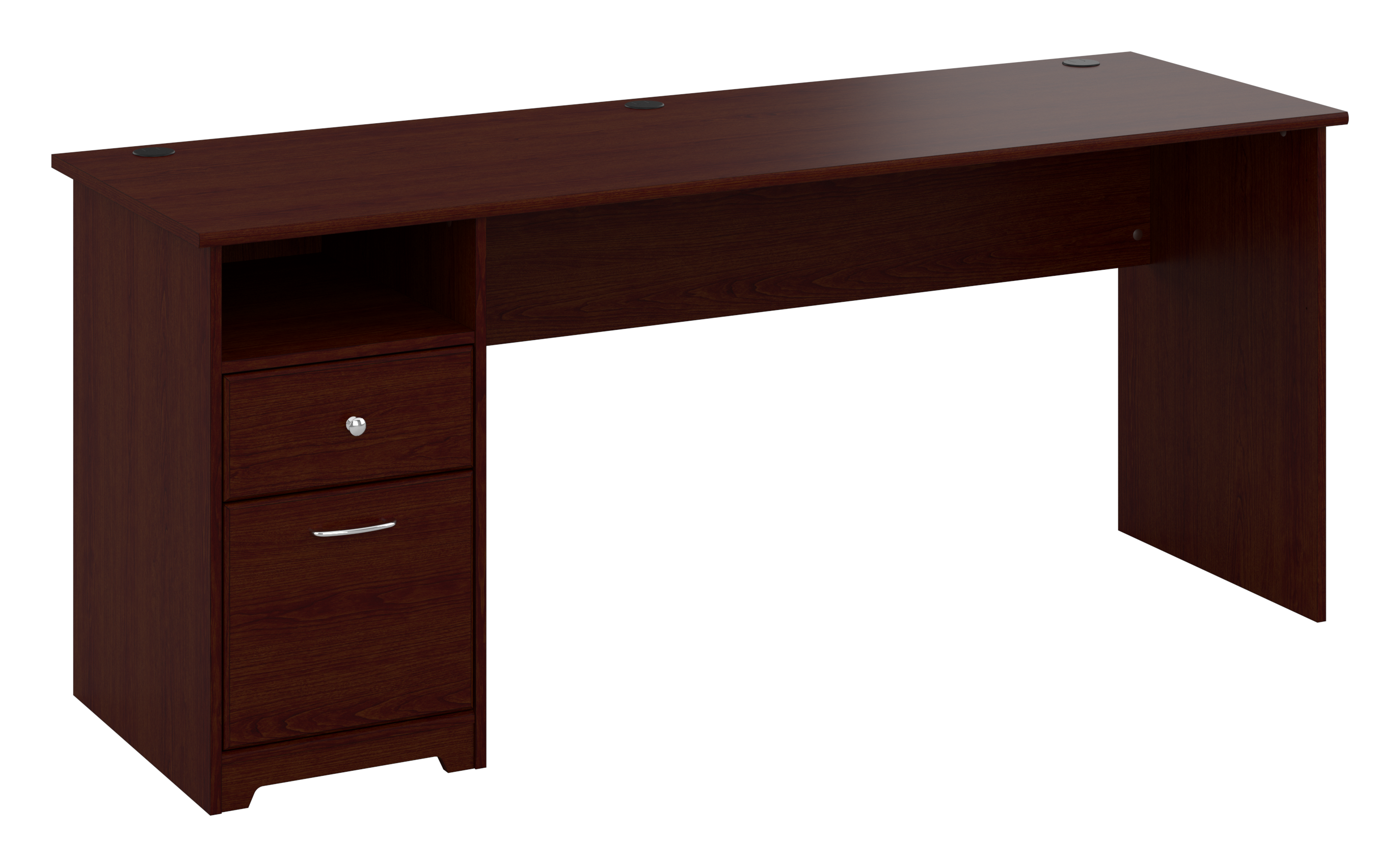 Shop Bush Furniture Cabot 72W Computer Desk with Drawers 02 WC31472 #color_harvest cherry