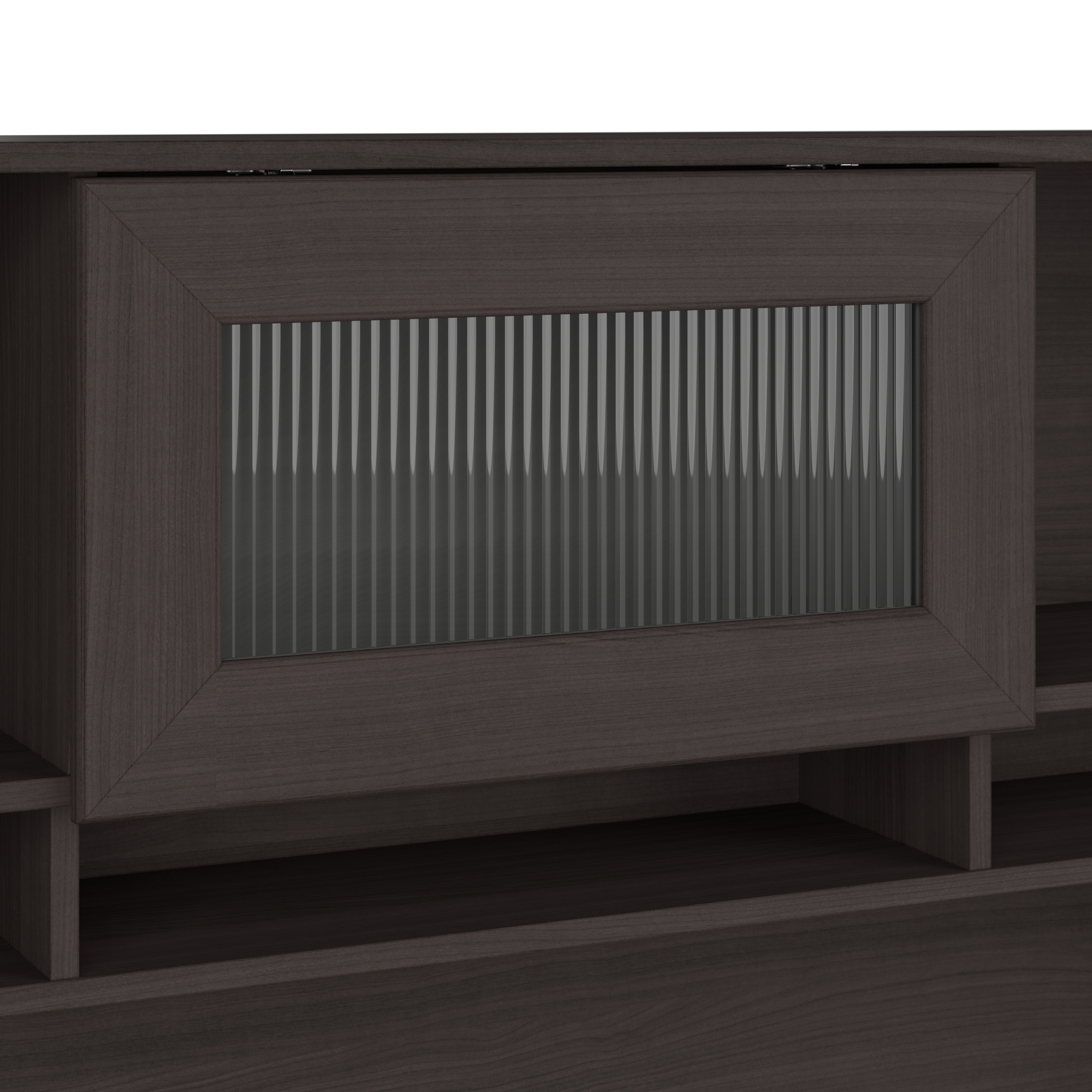 Shop Bush Furniture Cabot 60W Computer Desk with Hutch 04 CAB042HRG #color_heather gray