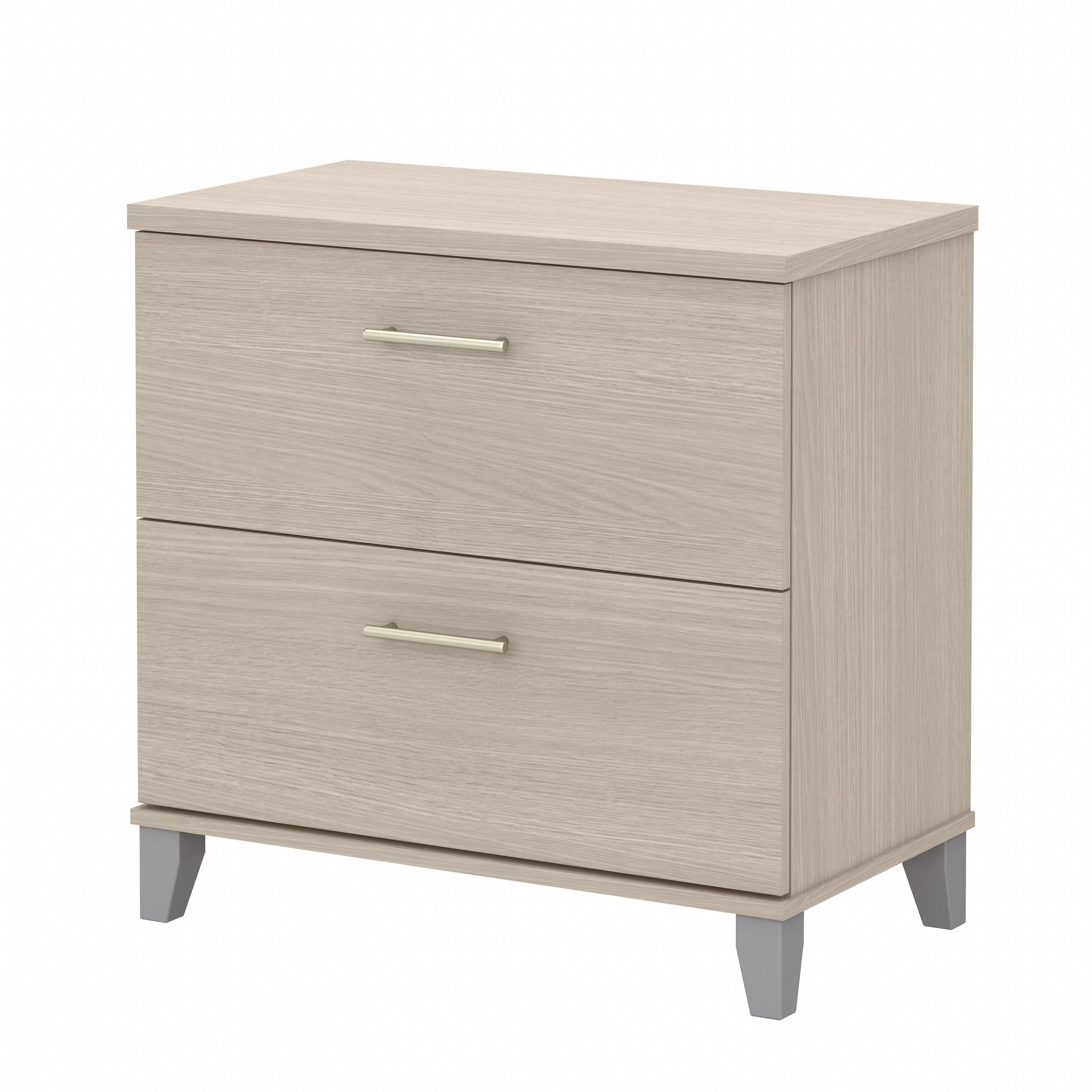 Shop Bush Furniture Somerset 2 Drawer Lateral File Cabinet 02 WC81180 #color_sand oak