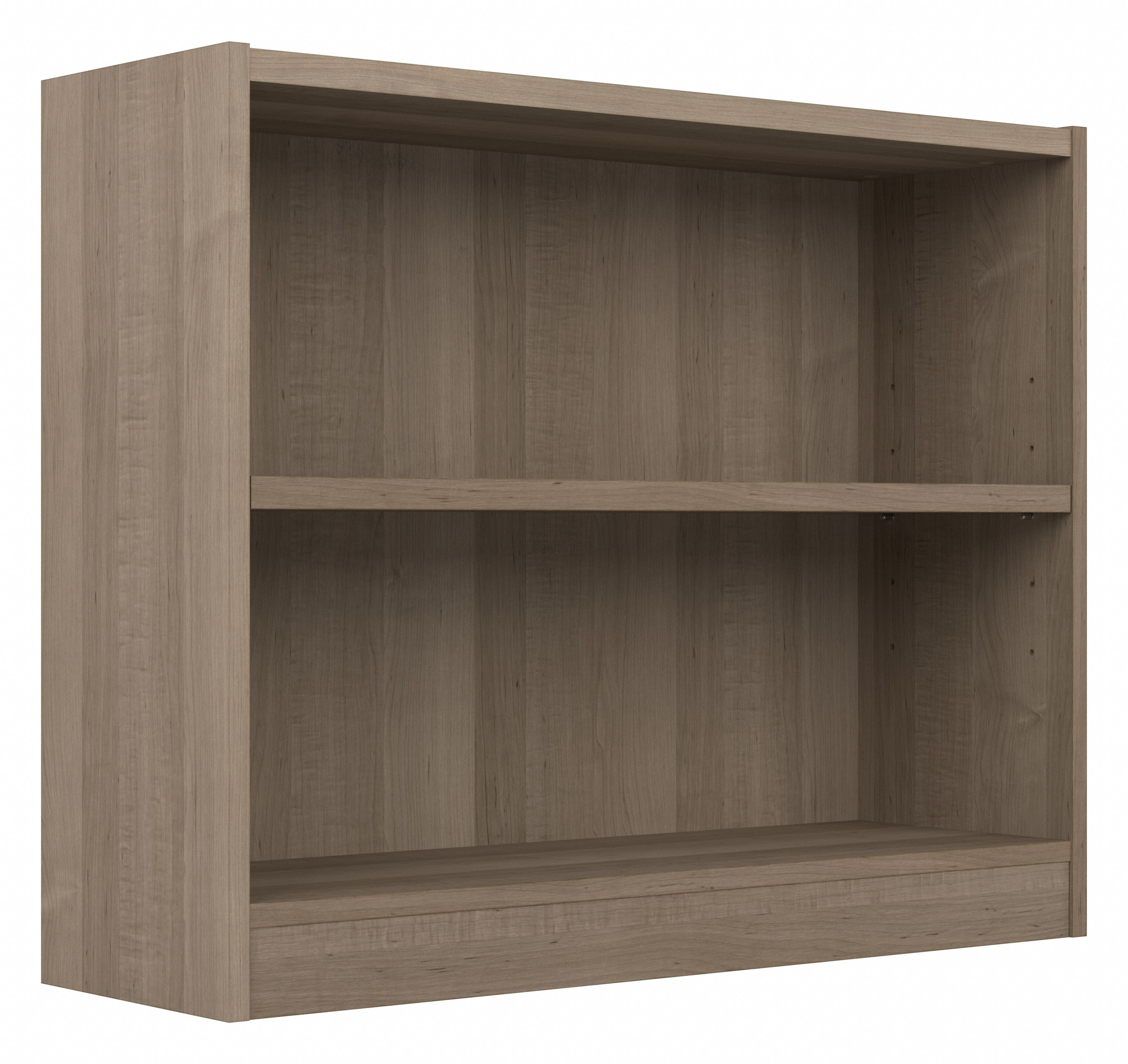 Shop Bush Furniture Universal Small 2 Shelf Bookcase 02 WL12426 #color_ash gray