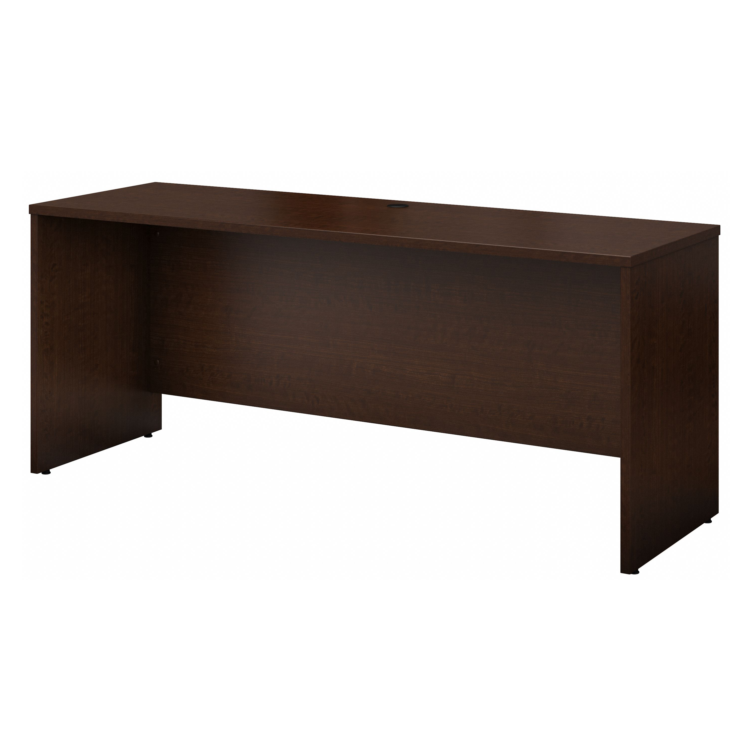 Shop Bush Business Furniture Series C 72W x 24D Credenza Desk 02 WC12926 #color_mocha cherry