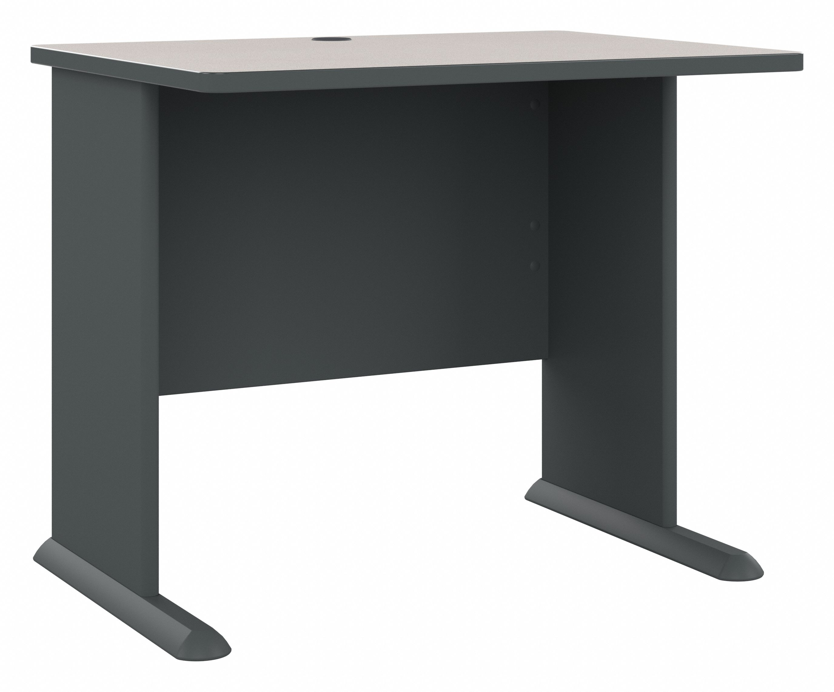 Shop Bush Business Furniture Series A 36W Desk 02 WC8436A #color_slate/white spectrum