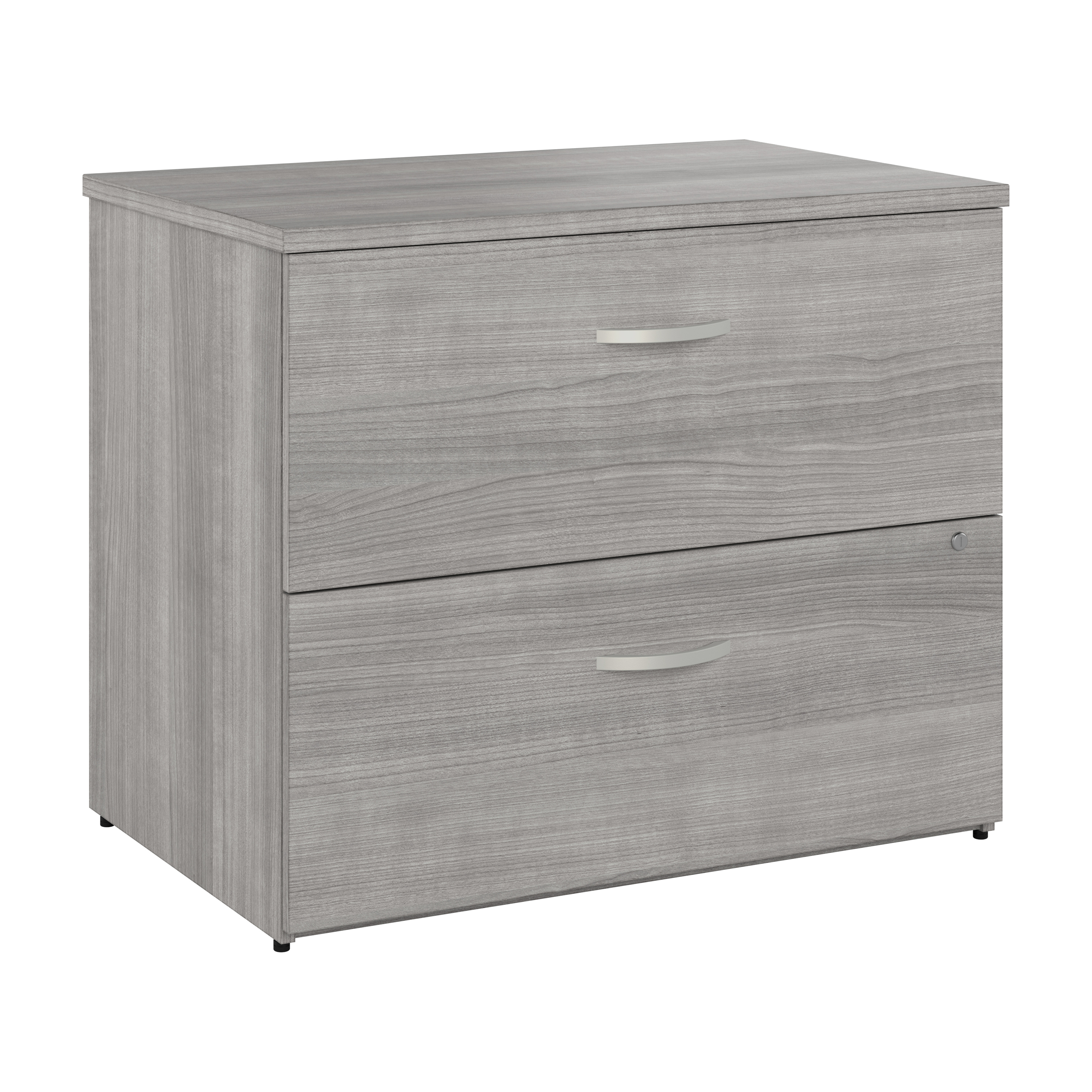 Shop Bush Business Furniture Hybrid 2 Drawer Lateral File Cabinet - Assembled 02 HYF136PGSU-Z #color_platinum gray