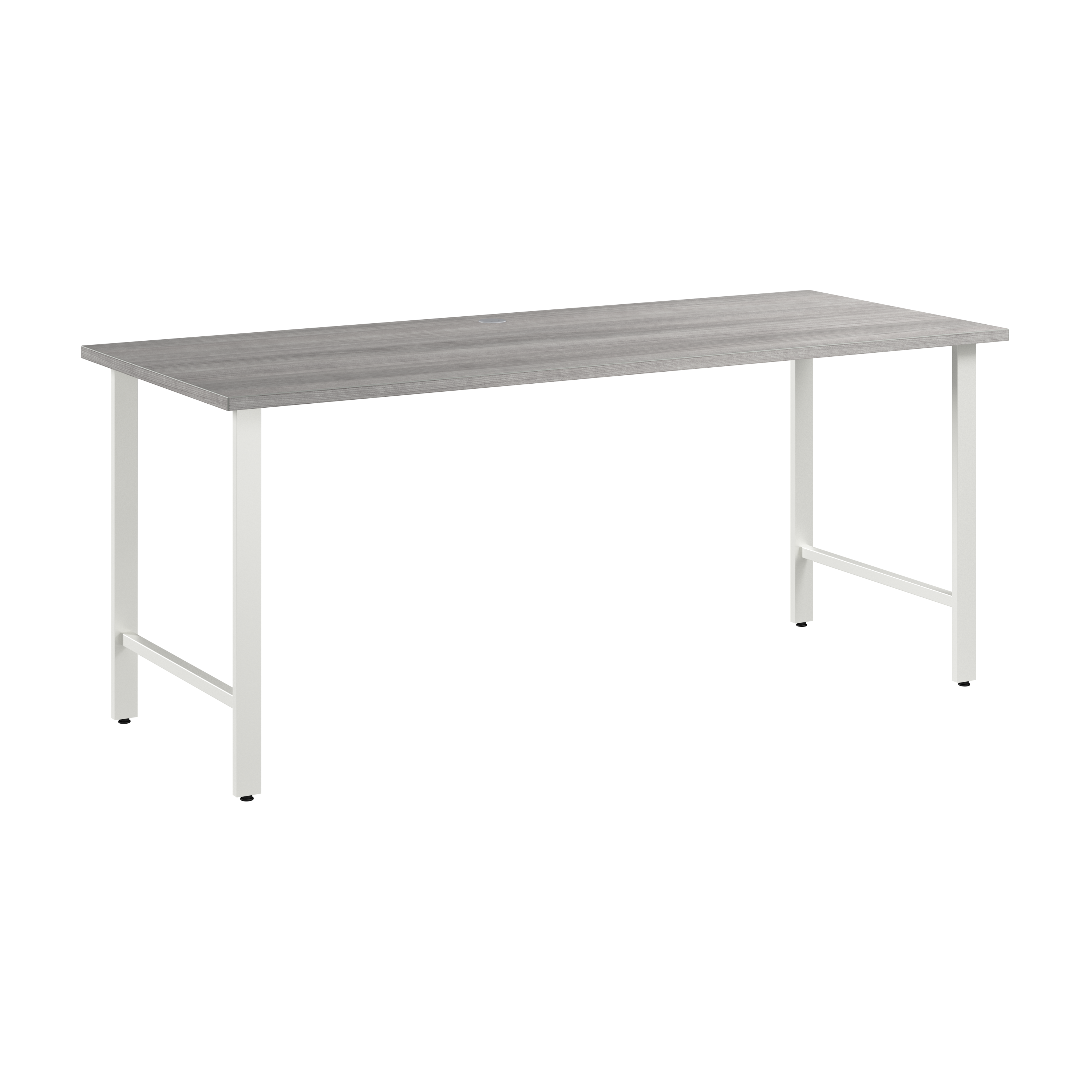 Shop Bush Business Furniture Hustle 72W x 30D Computer Desk with Metal Legs 02 HUD272PG #color_platinum gray