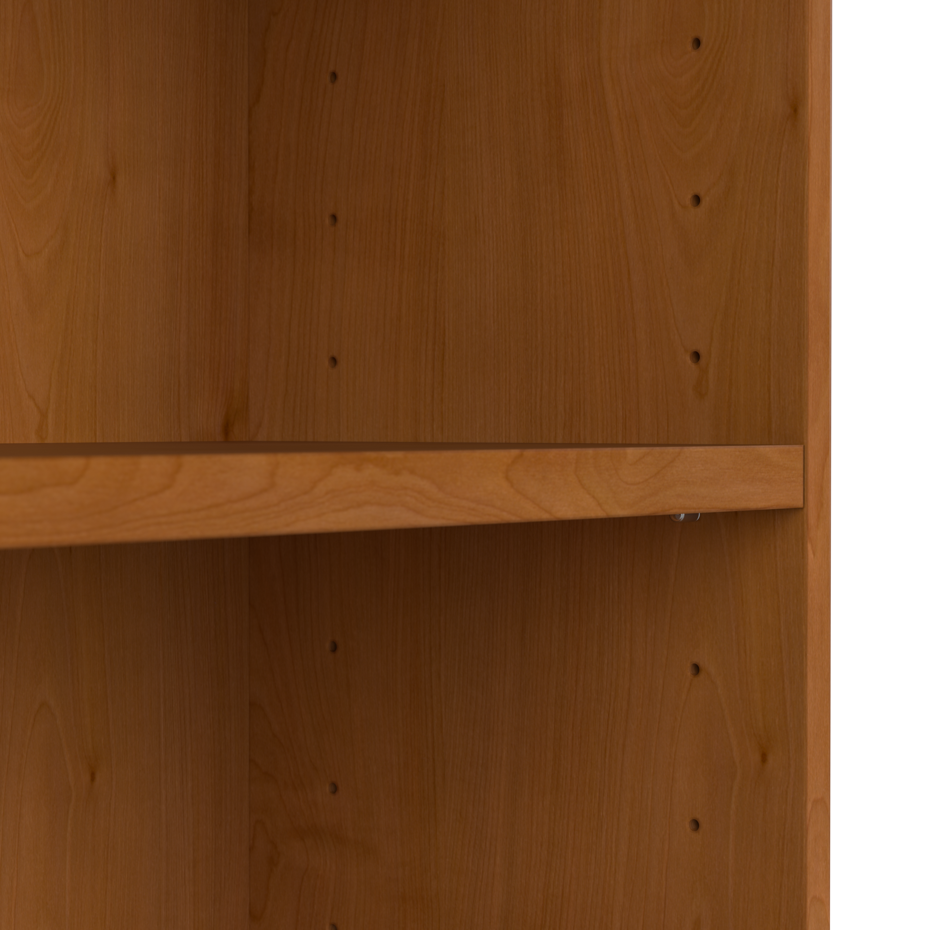 Shop Bush Furniture Universal Tall 5 Shelf Bookcase - Set of 2 04 UB003NC #color_natural cherry