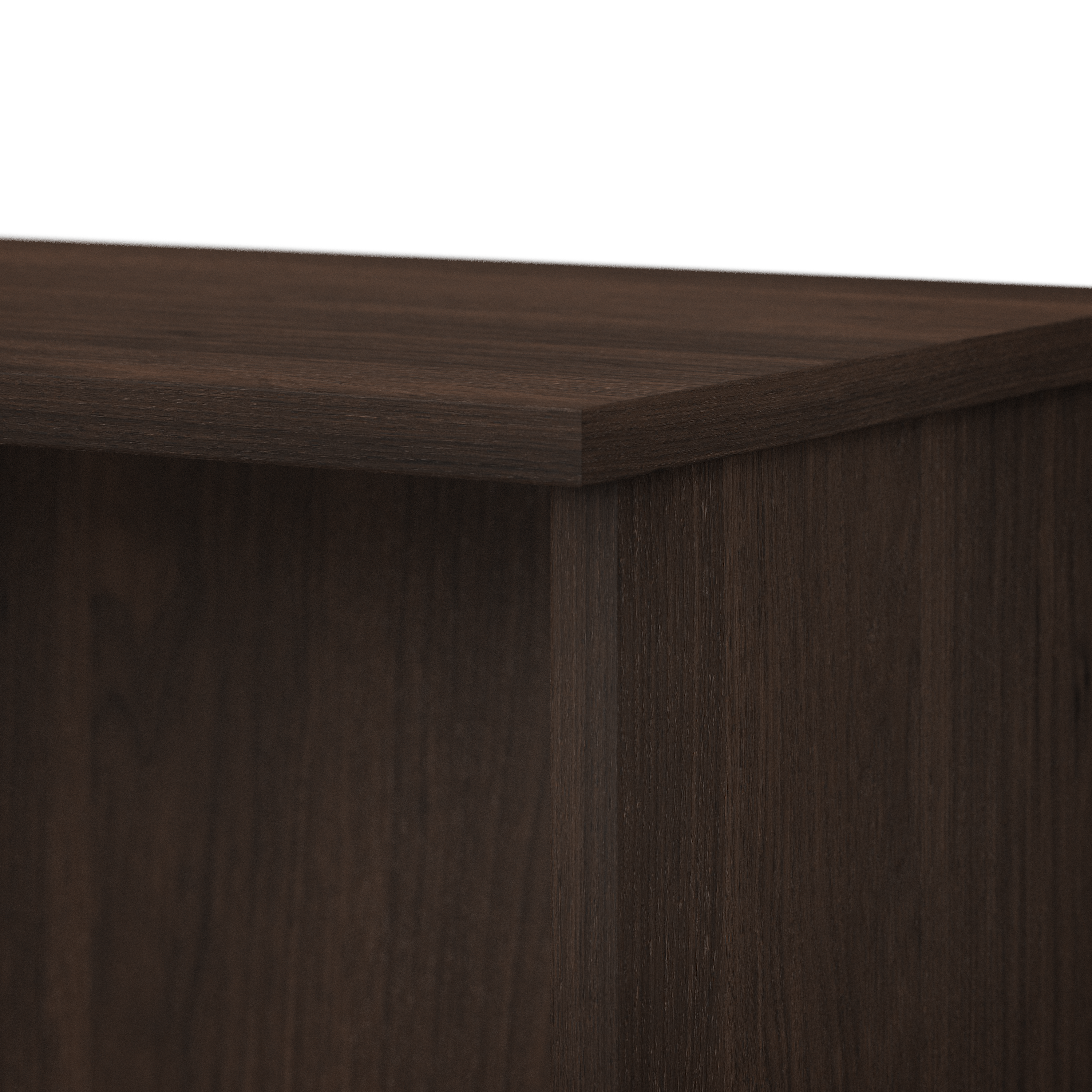 Shop Bush Business Furniture Hybrid Small 2 Shelf Bookcase 04 HY3036BW-Z #color_black walnut