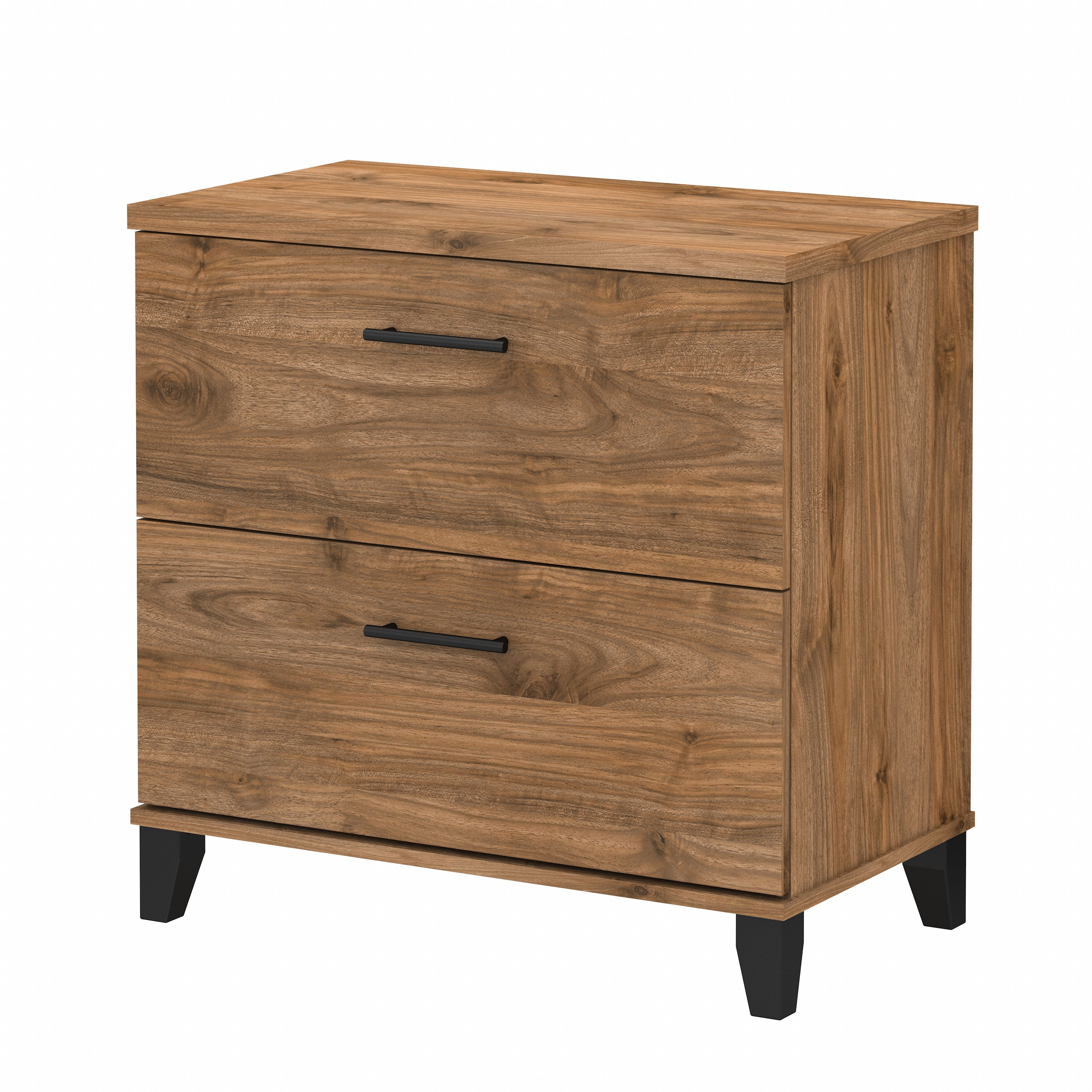 Shop Bush Furniture Somerset 2 Drawer Lateral File Cabinet 02 WC81380 #color_fresh walnut