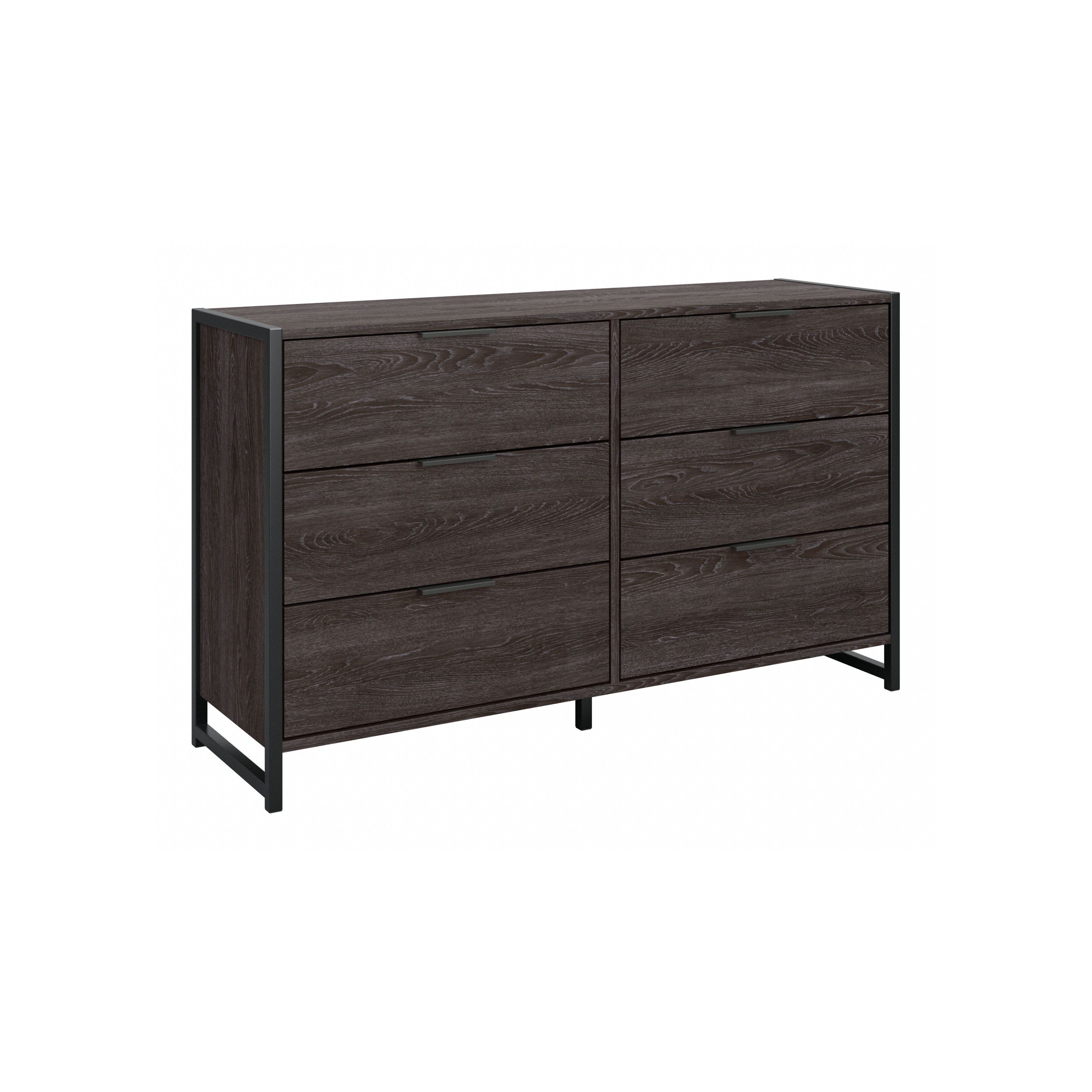 Shop Bush Furniture Atria 6 Drawer Dresser 02 ARS160CRK #color_charcoal gray