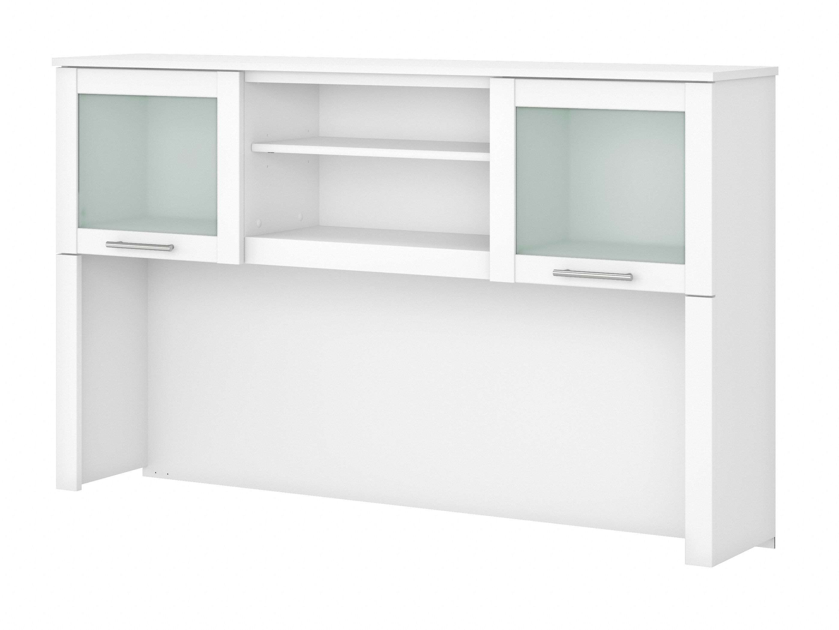 Shop Bush Furniture Somerset 60W Desk Hutch 02 WC81931 #color_white